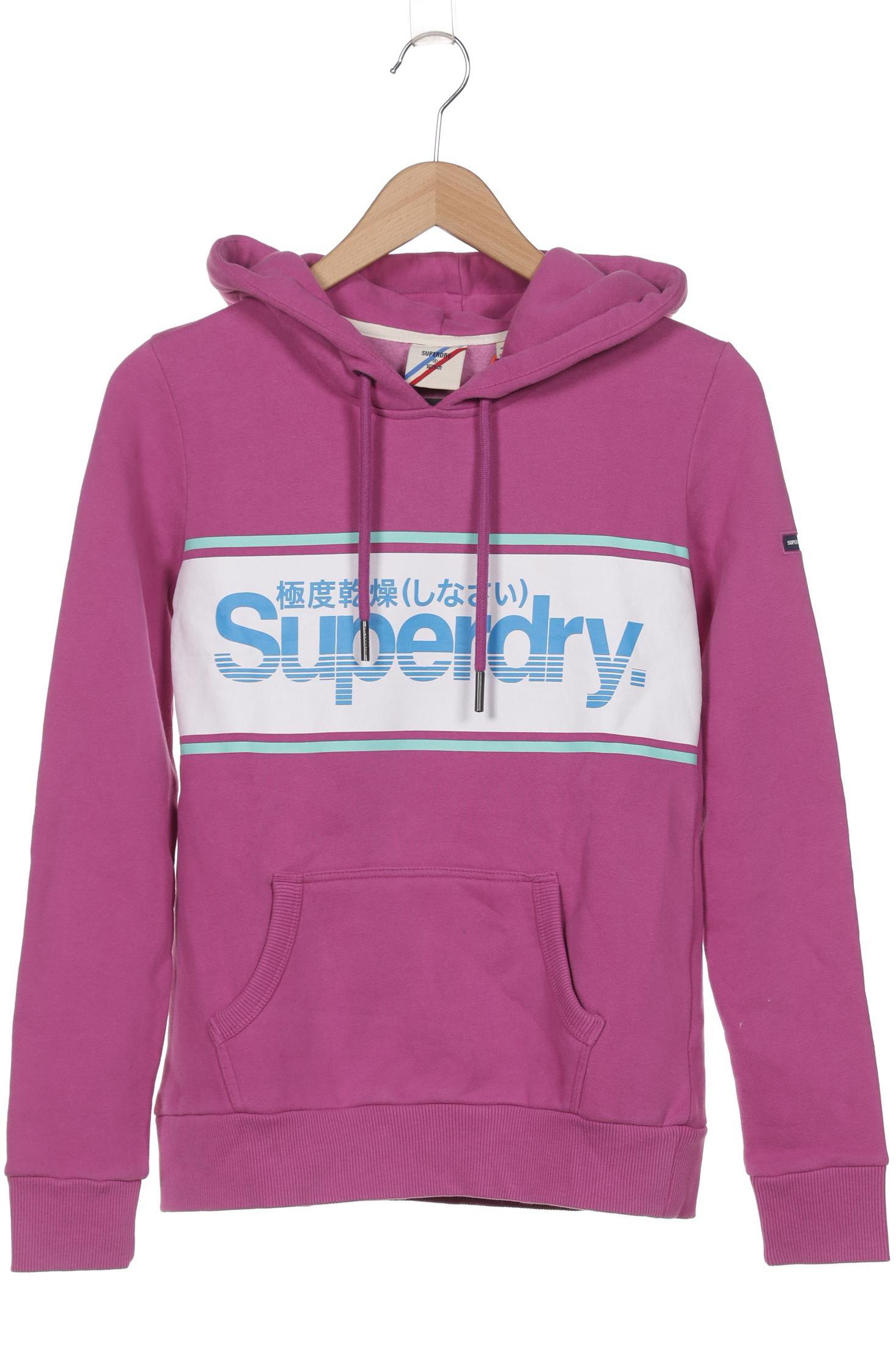 

Superdry Damen Kapuzenpullover, pink, Gr. 34