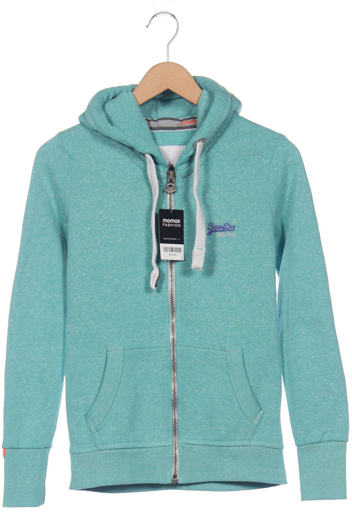 

Superdry Damen Kapuzenpullover, türkis, Gr. 36