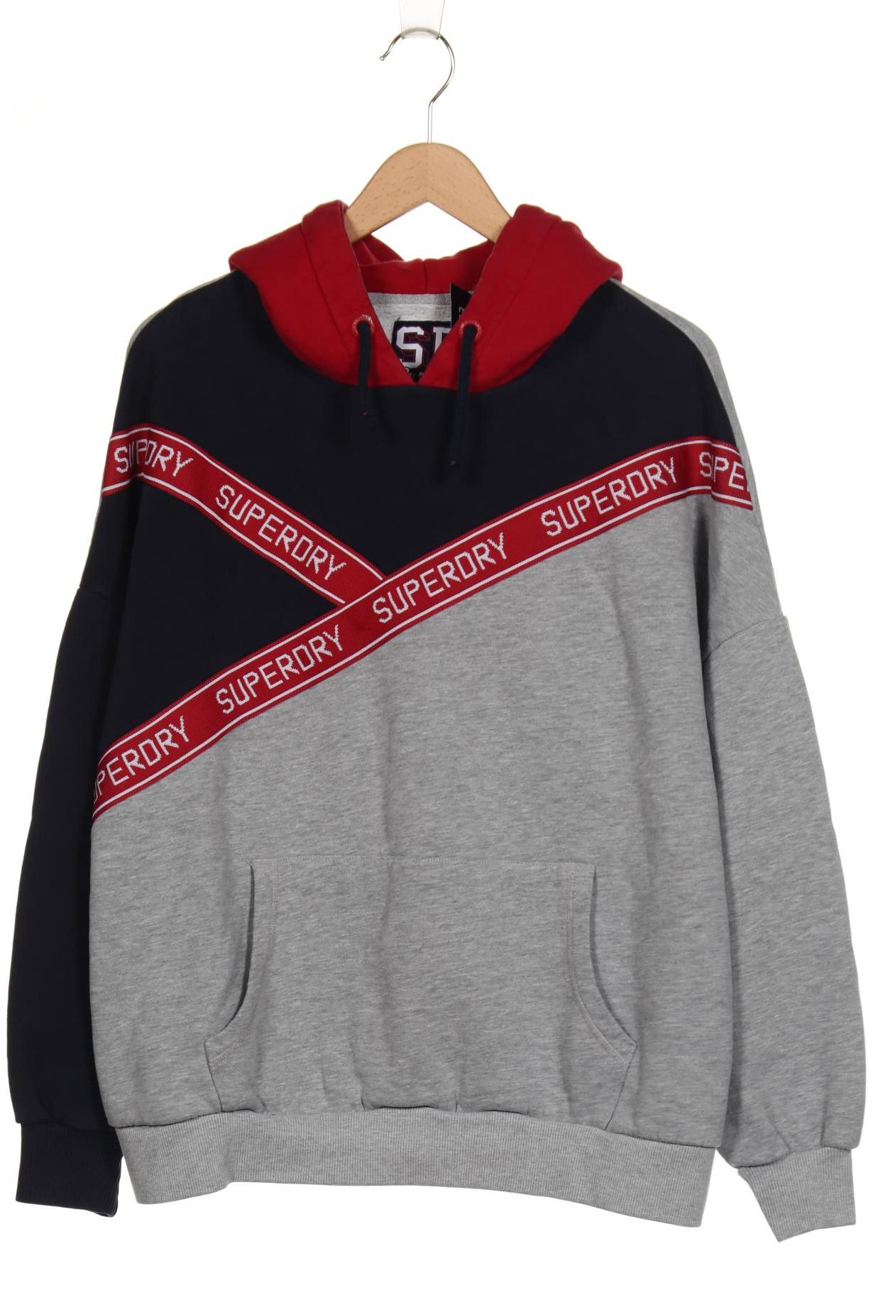 

Superdry Damen Kapuzenpullover, grau, Gr. 42