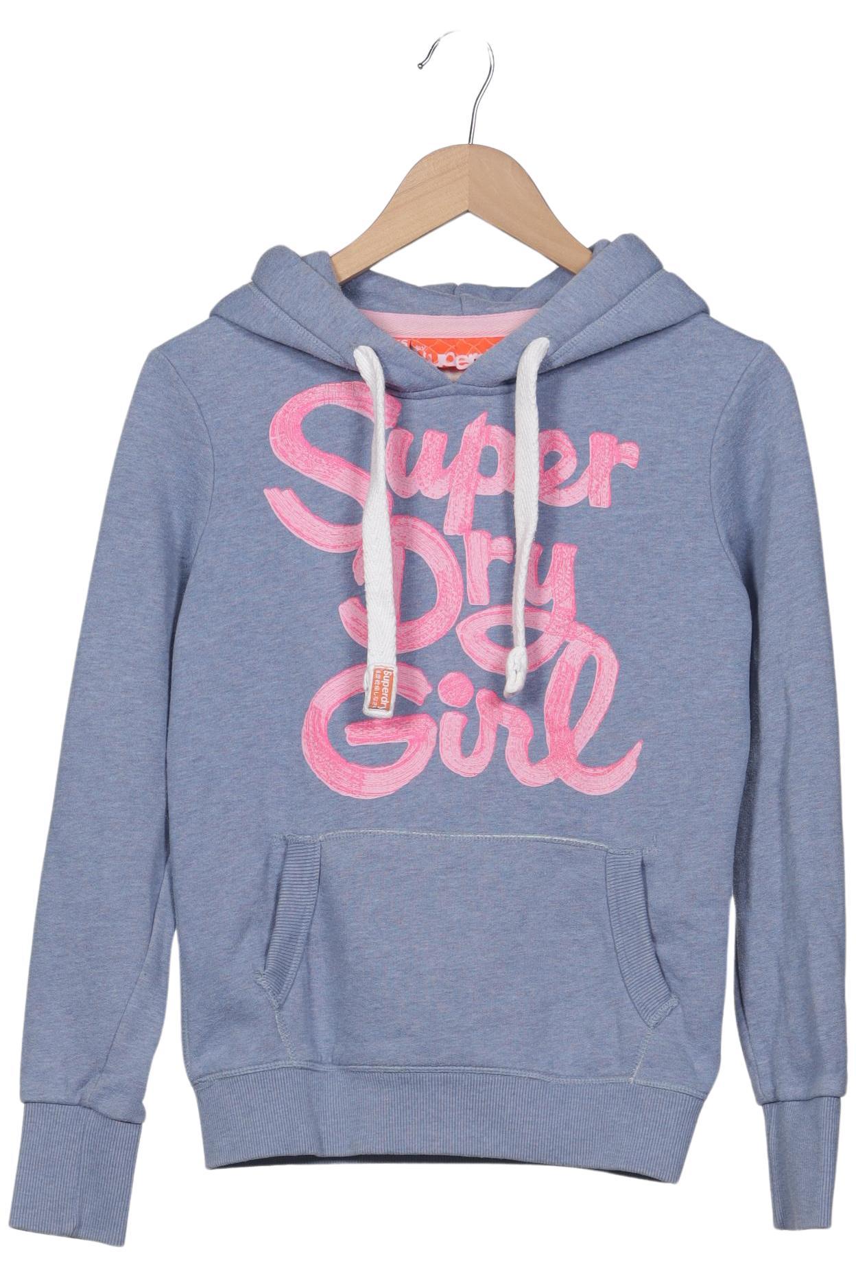

Superdry Damen Kapuzenpullover, hellblau, Gr. 34