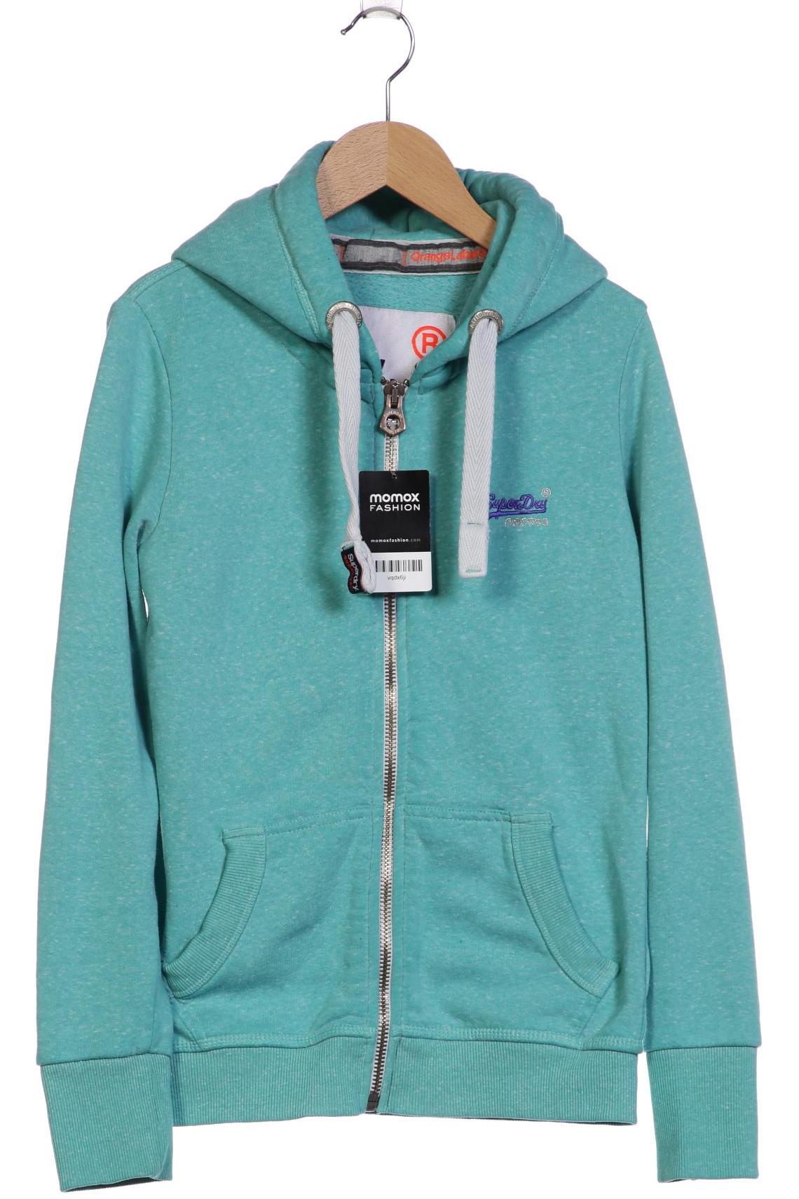 

Superdry Damen Kapuzenpullover, türkis, Gr. 36