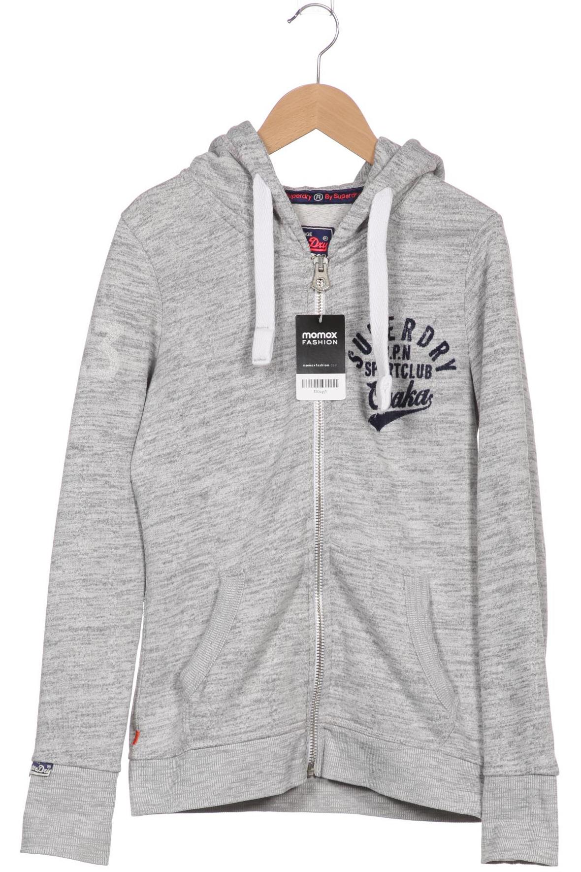 

Superdry Damen Kapuzenpullover, grau, Gr. 38
