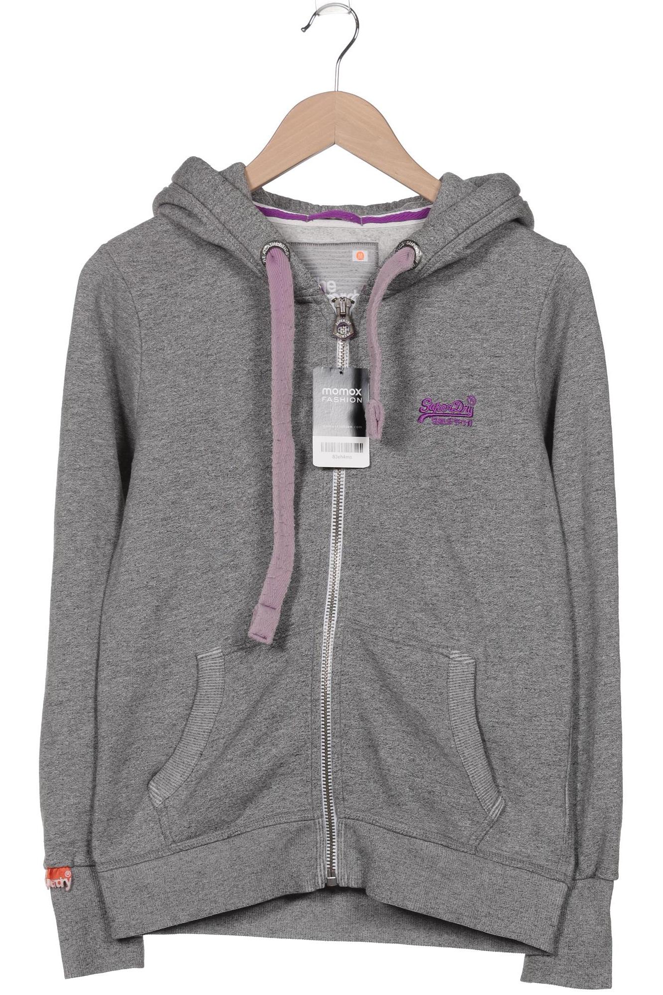 

Superdry Damen Kapuzenpullover, grau, Gr. 38