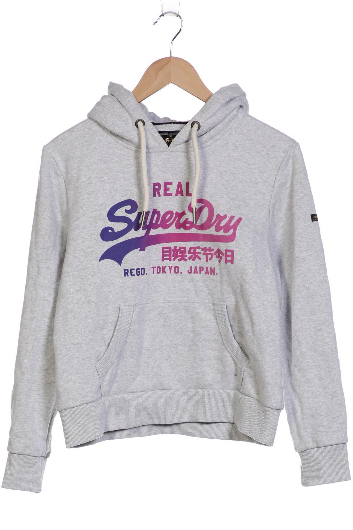 

Superdry Damen Kapuzenpullover, grau, Gr. 40