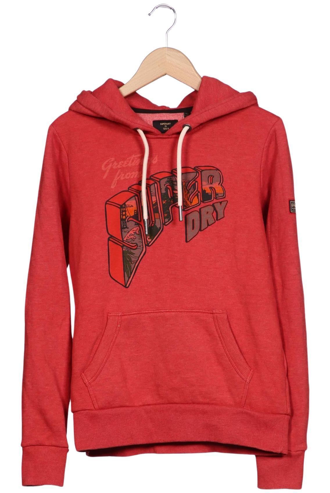 

Superdry Damen Kapuzenpullover, rot, Gr. 36