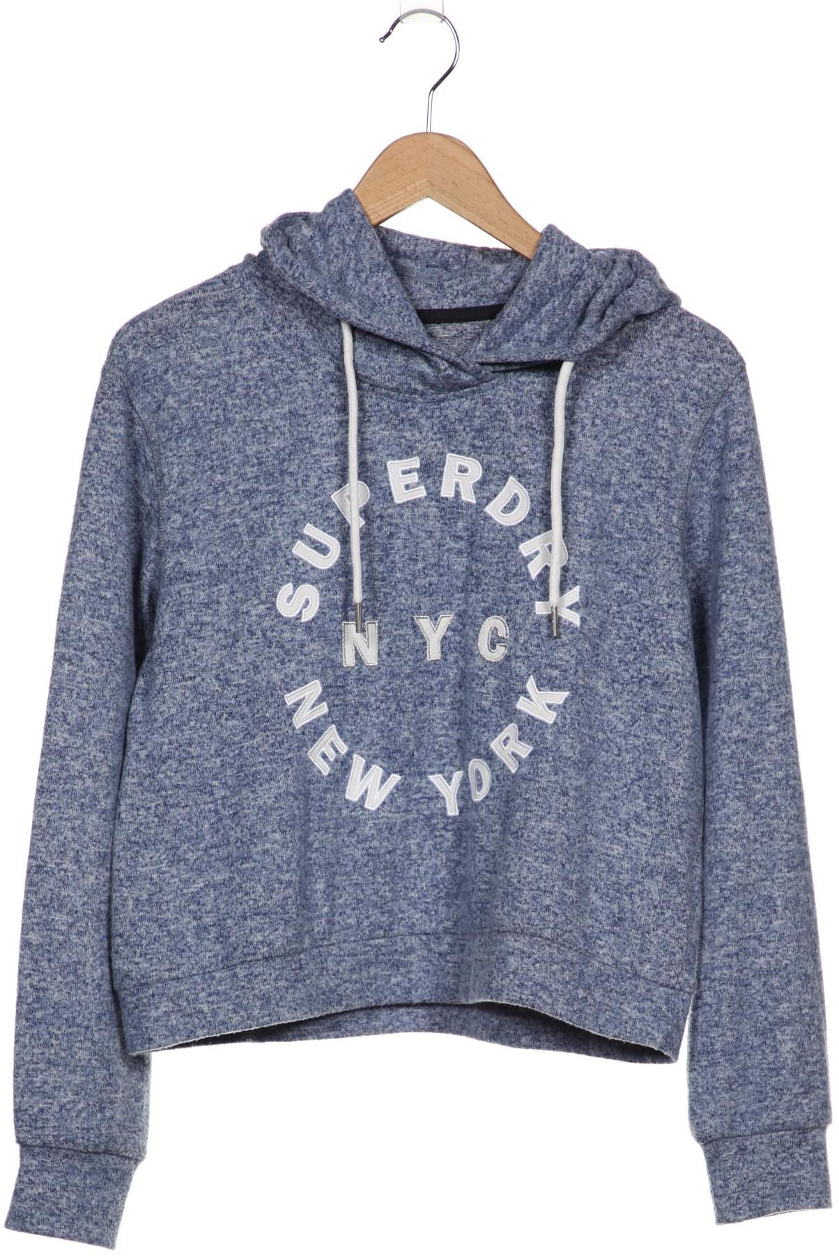 

Superdry Damen Kapuzenpullover, blau, Gr. 40