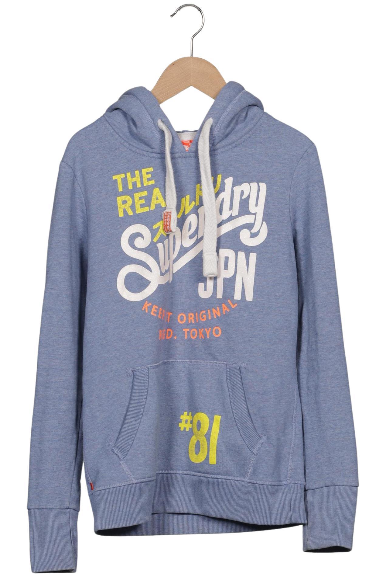 

Superdry Damen Kapuzenpullover, hellblau, Gr. 36
