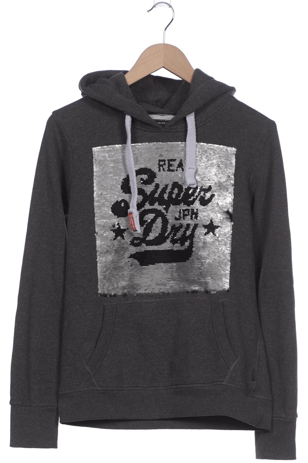 

Superdry Damen Kapuzenpullover, grau, Gr. 40