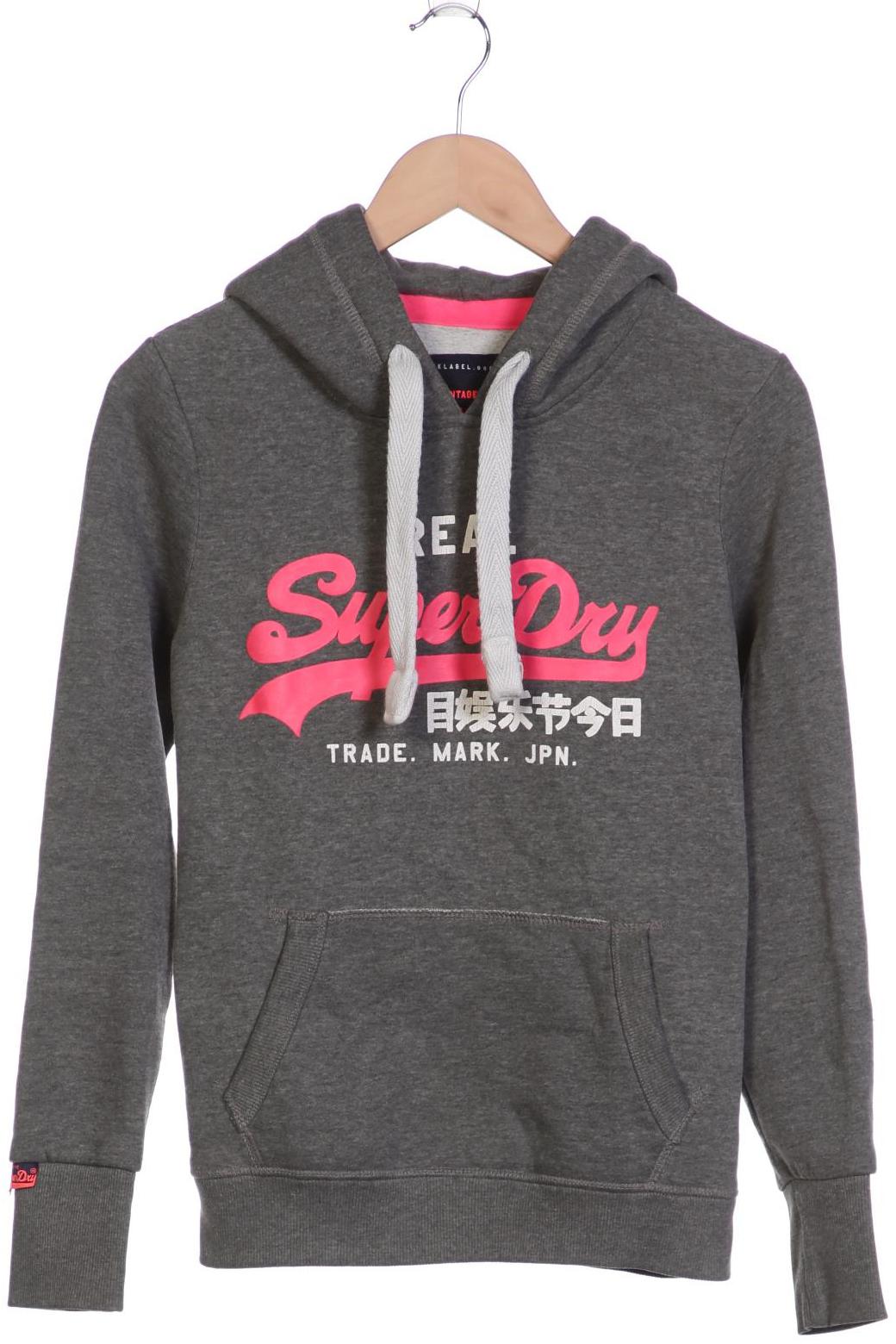 

Superdry Damen Kapuzenpullover, grau