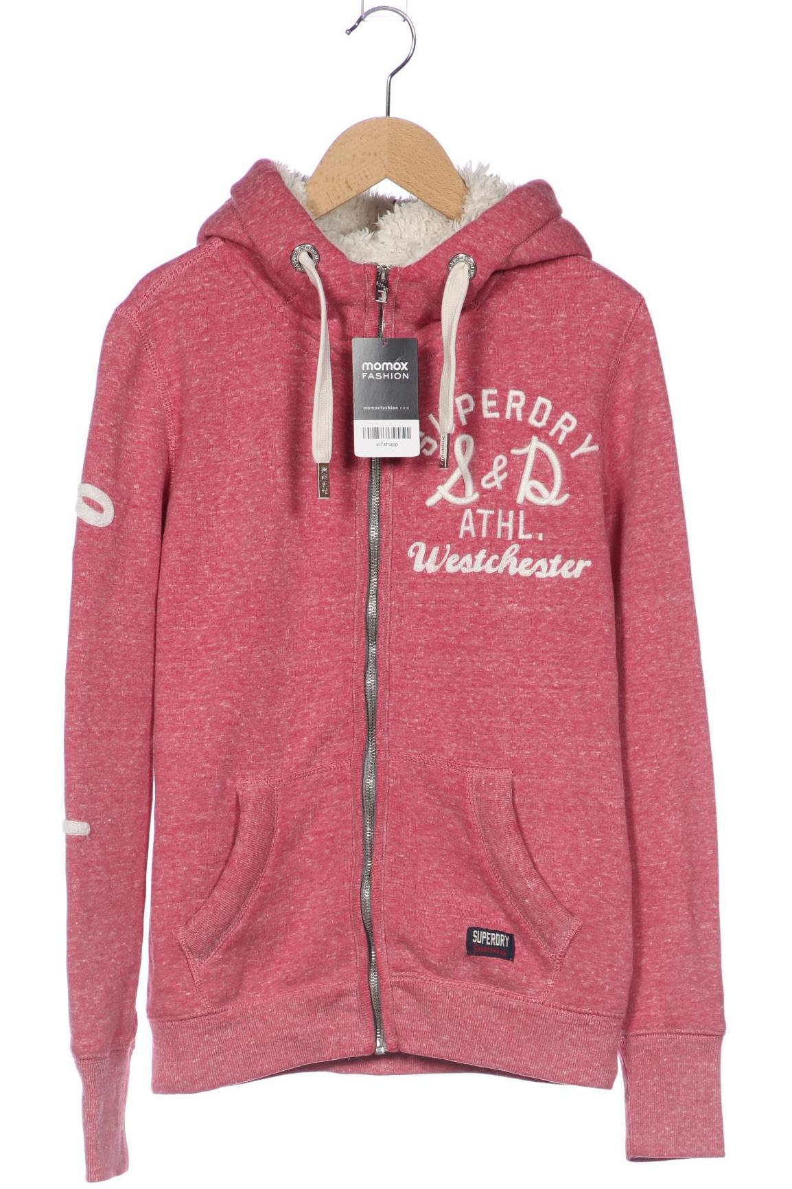 

Superdry Damen Kapuzenpullover, rot, Gr. 38