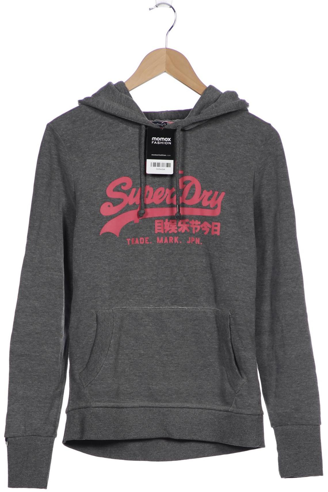 

Superdry Damen Kapuzenpullover, grau, Gr. 42