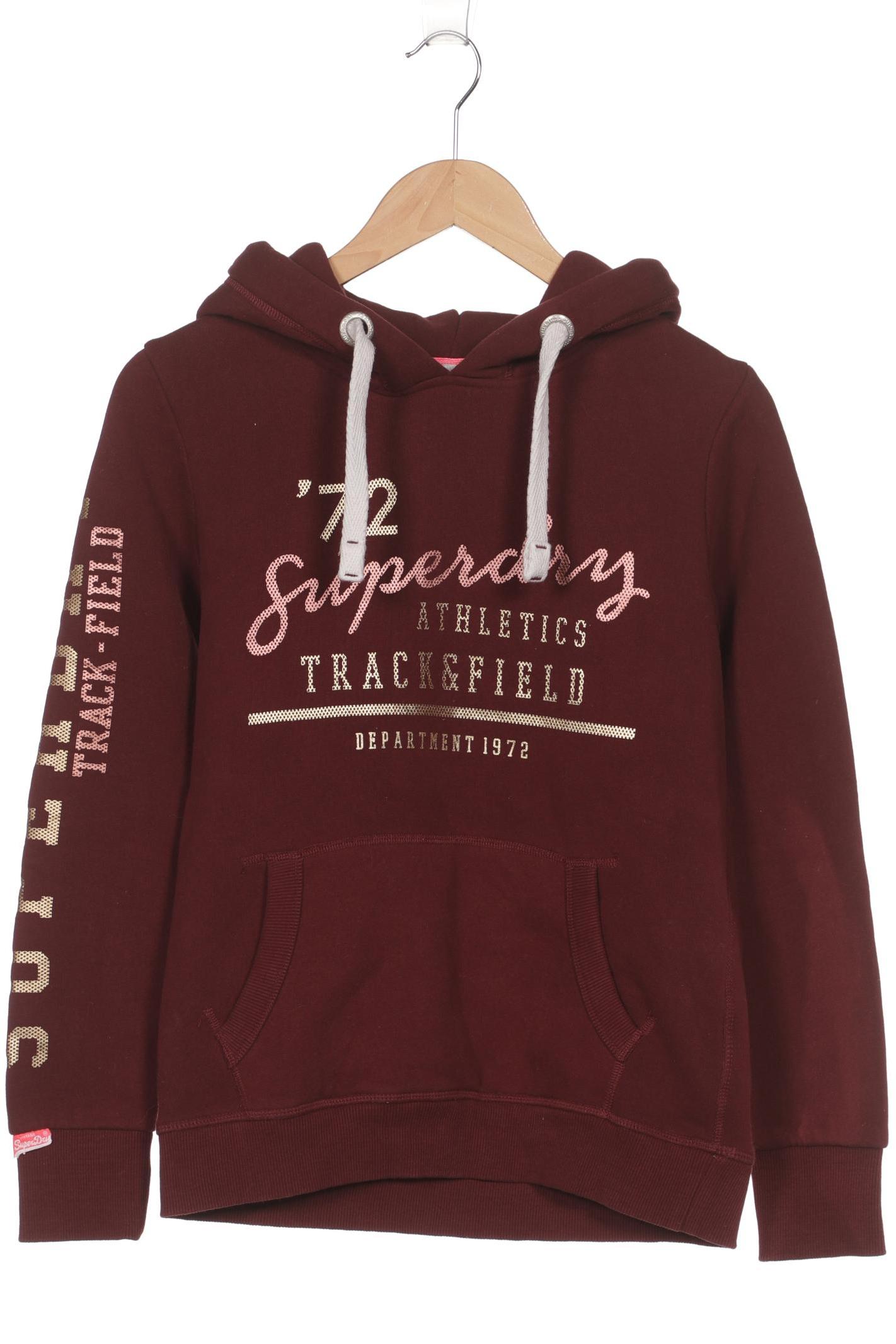 

Superdry Damen Kapuzenpullover, rot, Gr. 38