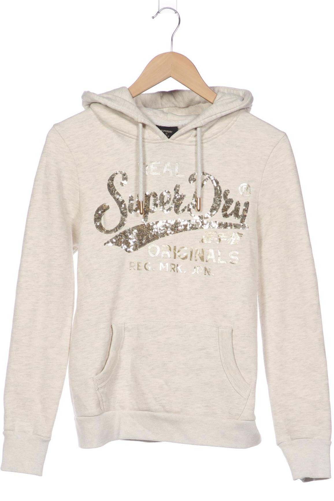 

Superdry Damen Kapuzenpullover, beige, Gr. 38