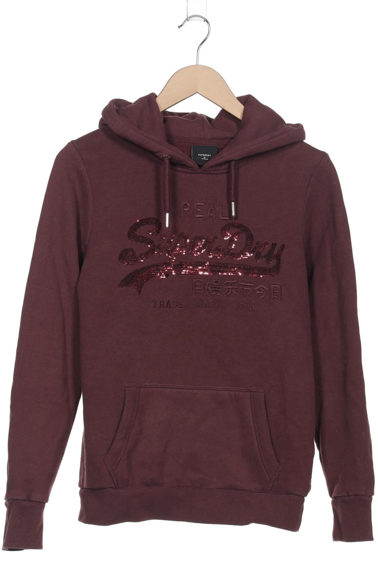 

Superdry Damen Kapuzenpullover, bordeaux, Gr. 38