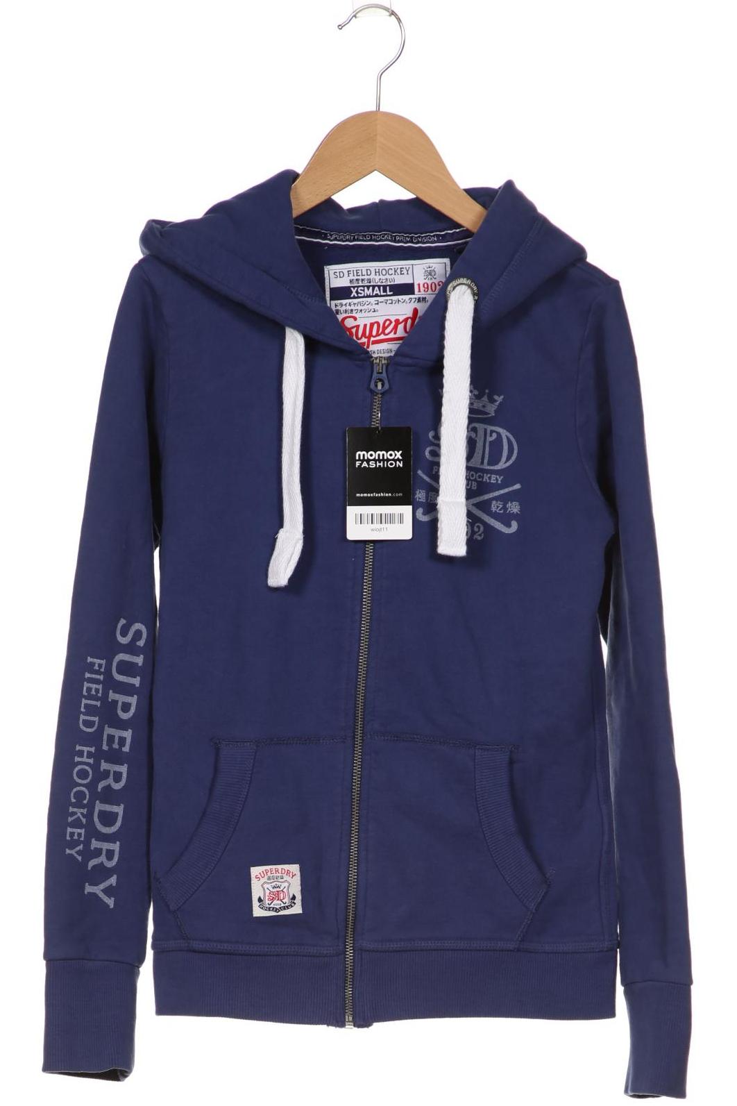 

Superdry Damen Kapuzenpullover, blau