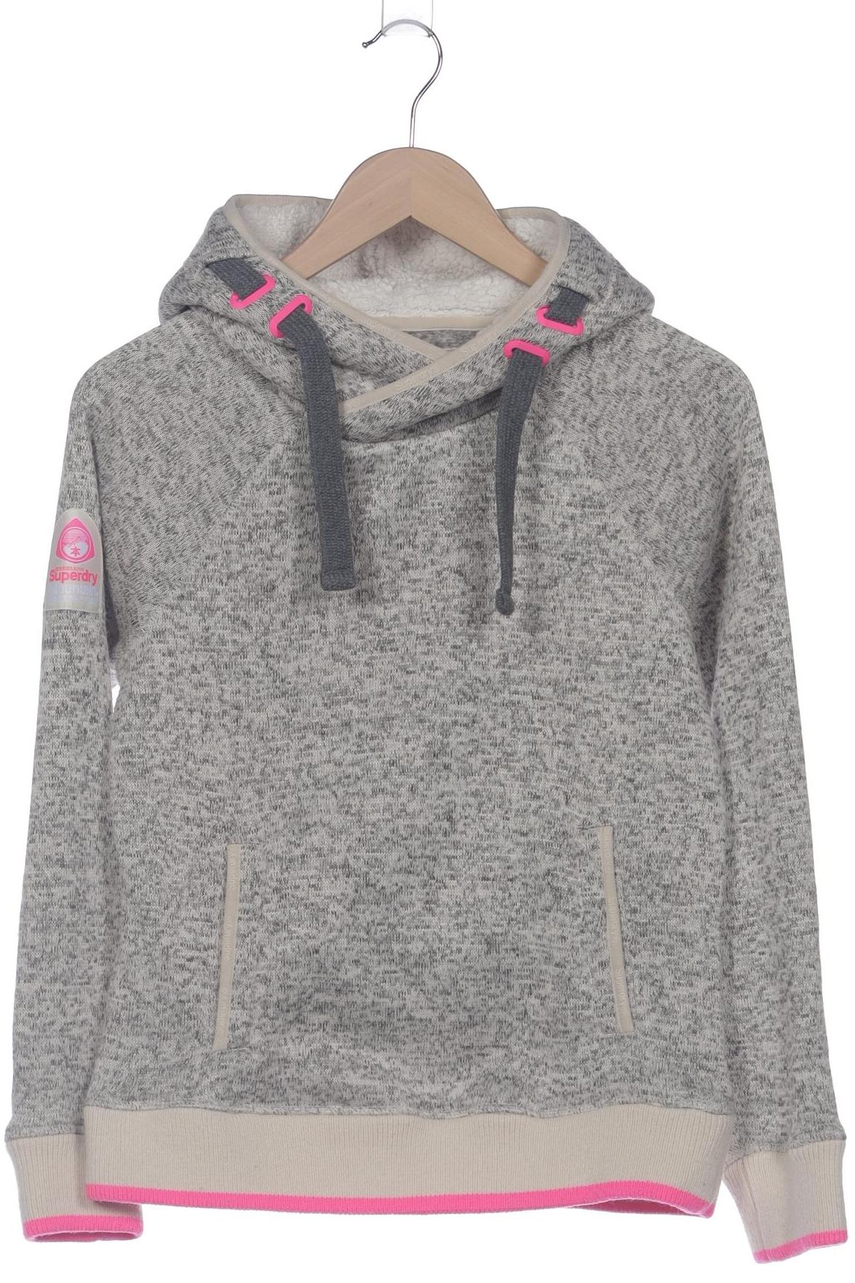

Superdry Damen Kapuzenpullover, grau, Gr. 38