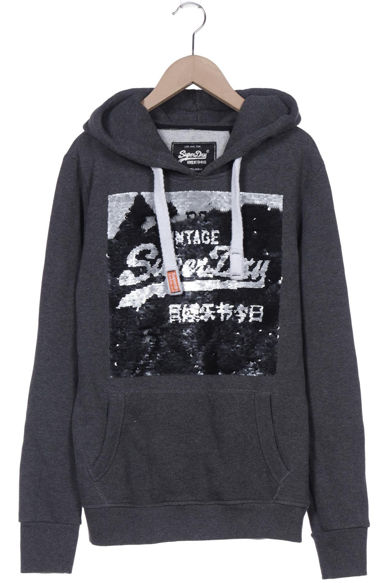 

Superdry Damen Kapuzenpullover, grau, Gr. 42