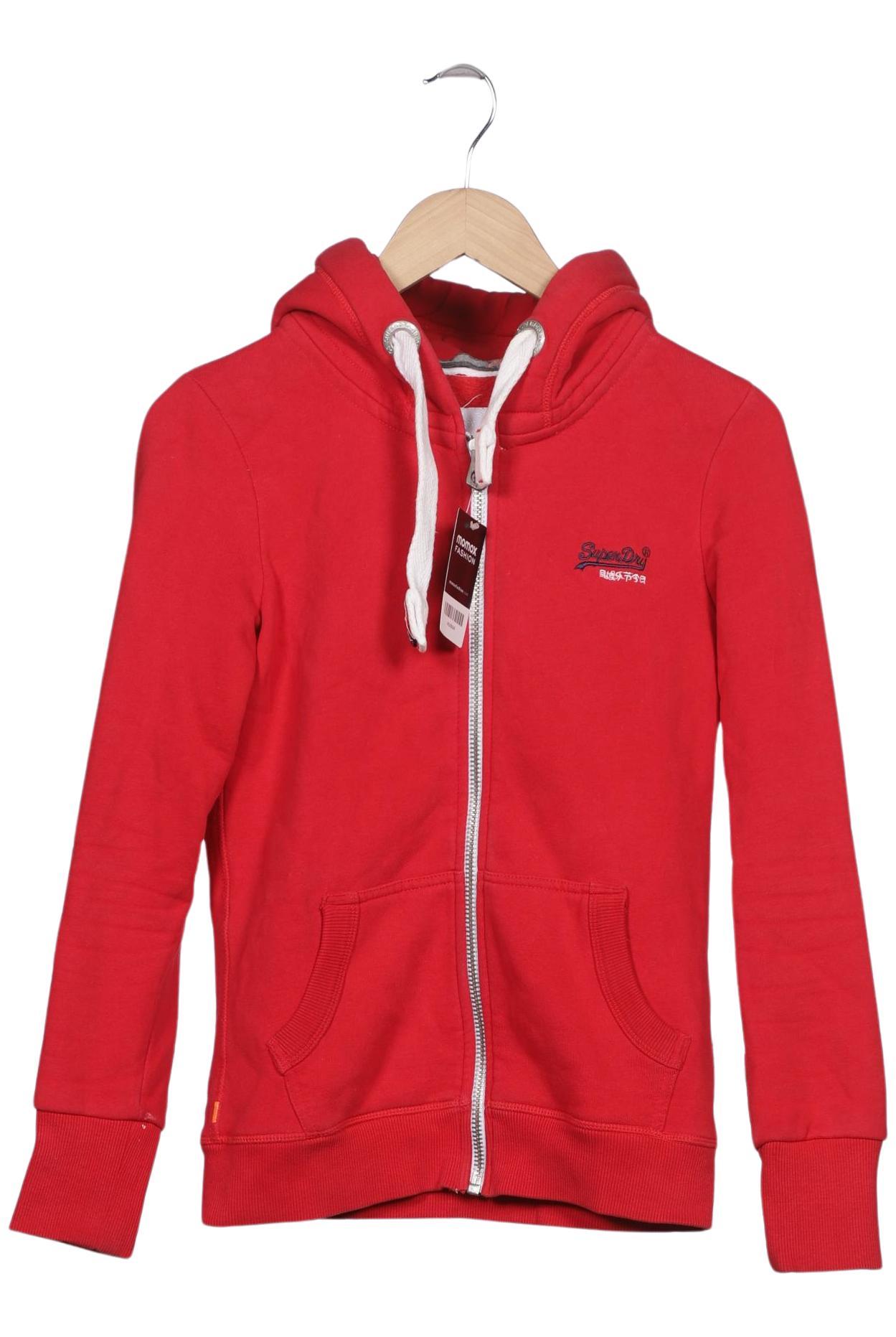 

Superdry Damen Kapuzenpullover, rot, Gr. 36