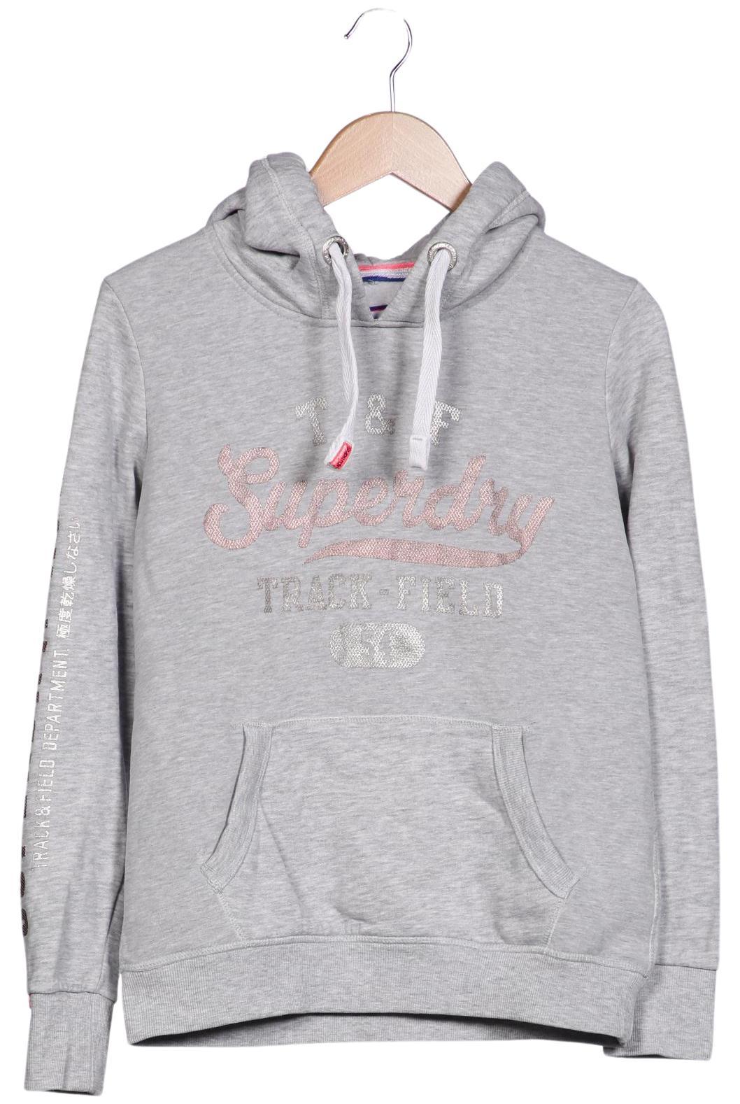 

Superdry Damen Kapuzenpullover, grau, Gr. 40