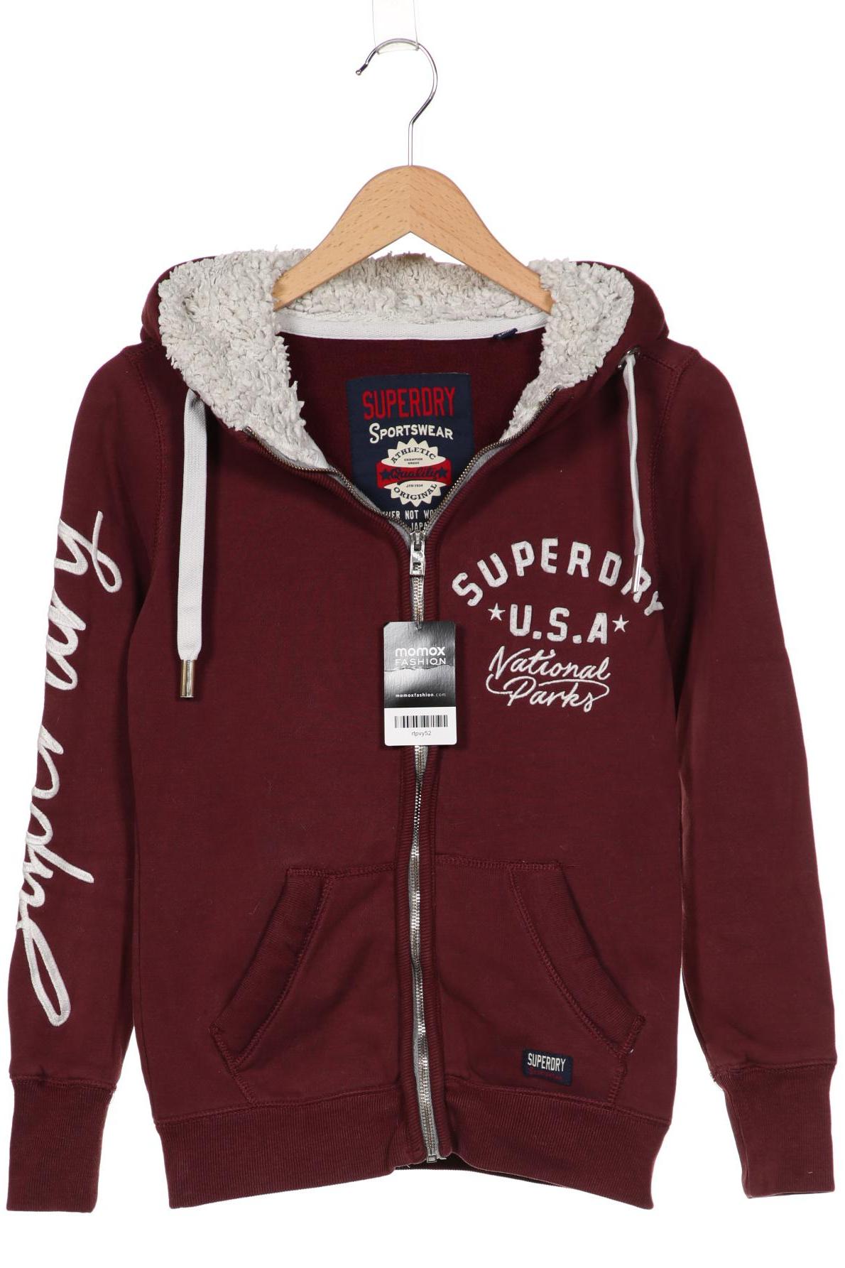 

Superdry Damen Kapuzenpullover, bordeaux