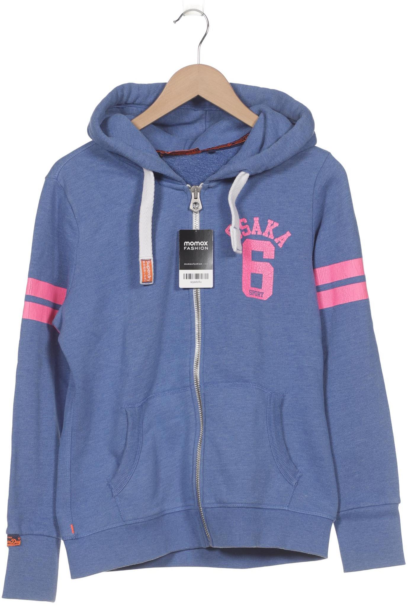 

Superdry Damen Kapuzenpullover, blau, Gr. 42