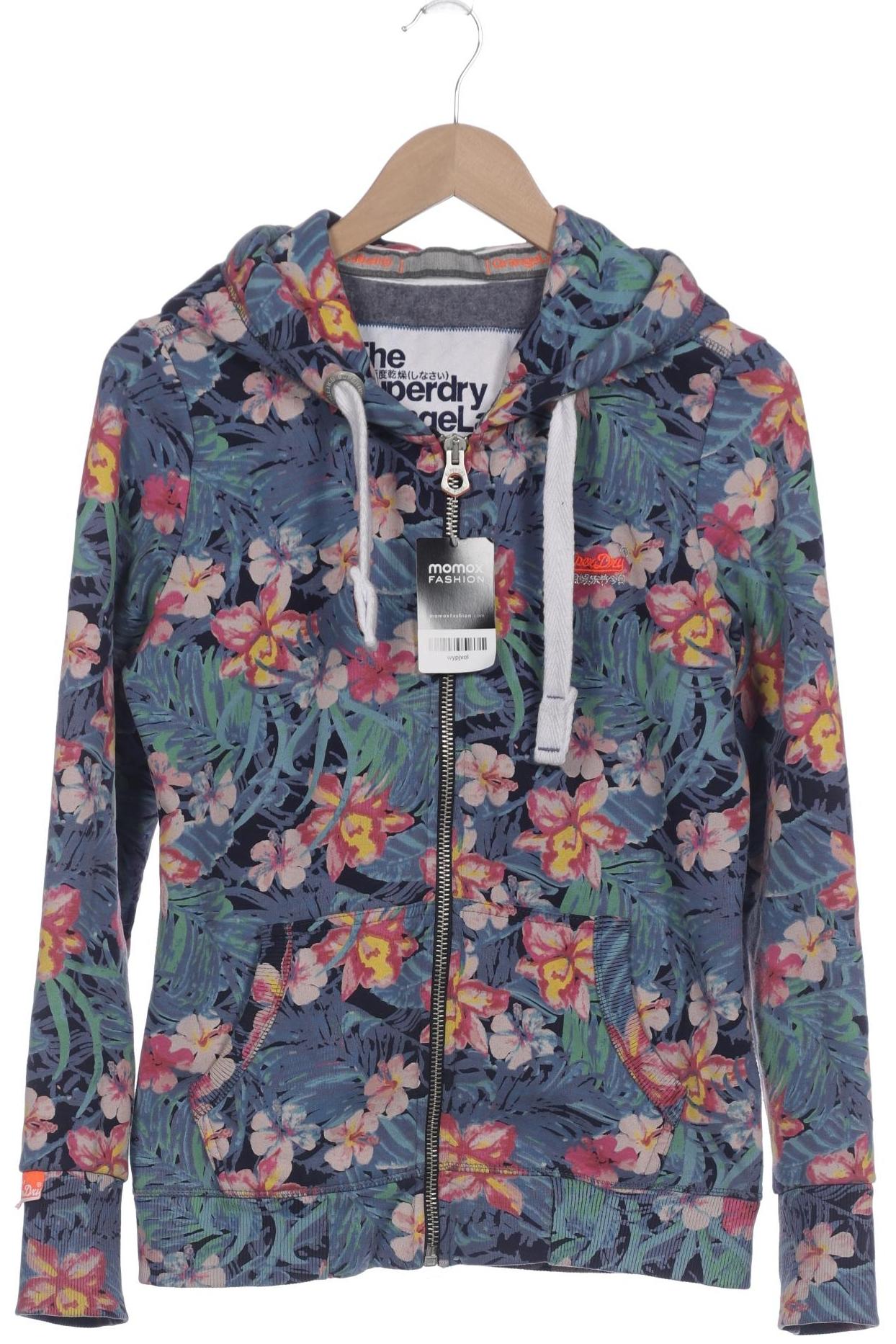 

Superdry Damen Kapuzenpullover, blau, Gr. 38