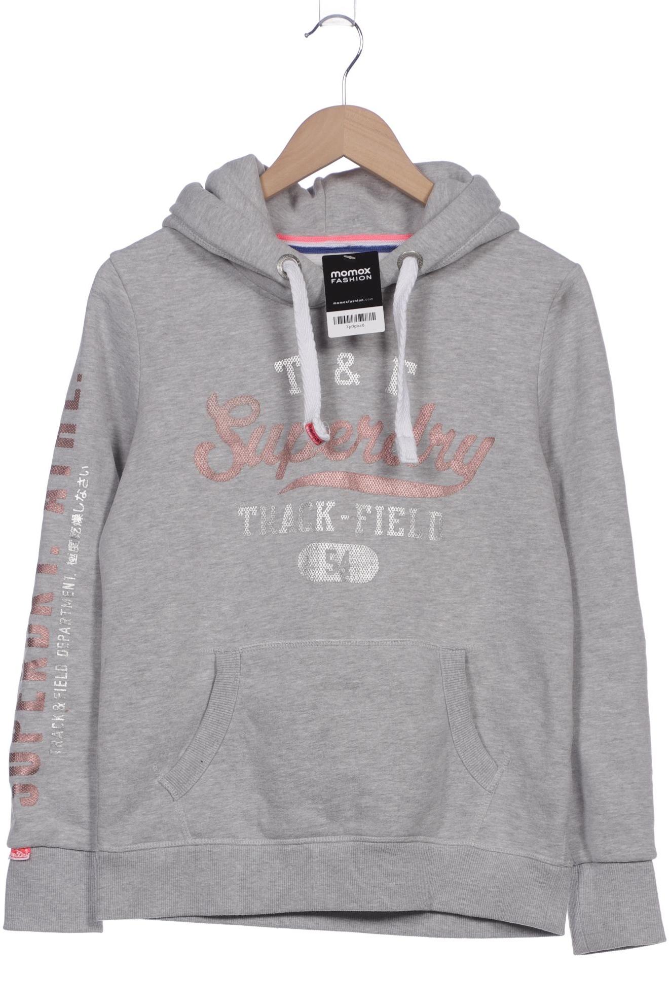 

Superdry Damen Kapuzenpullover, grau, Gr. 40