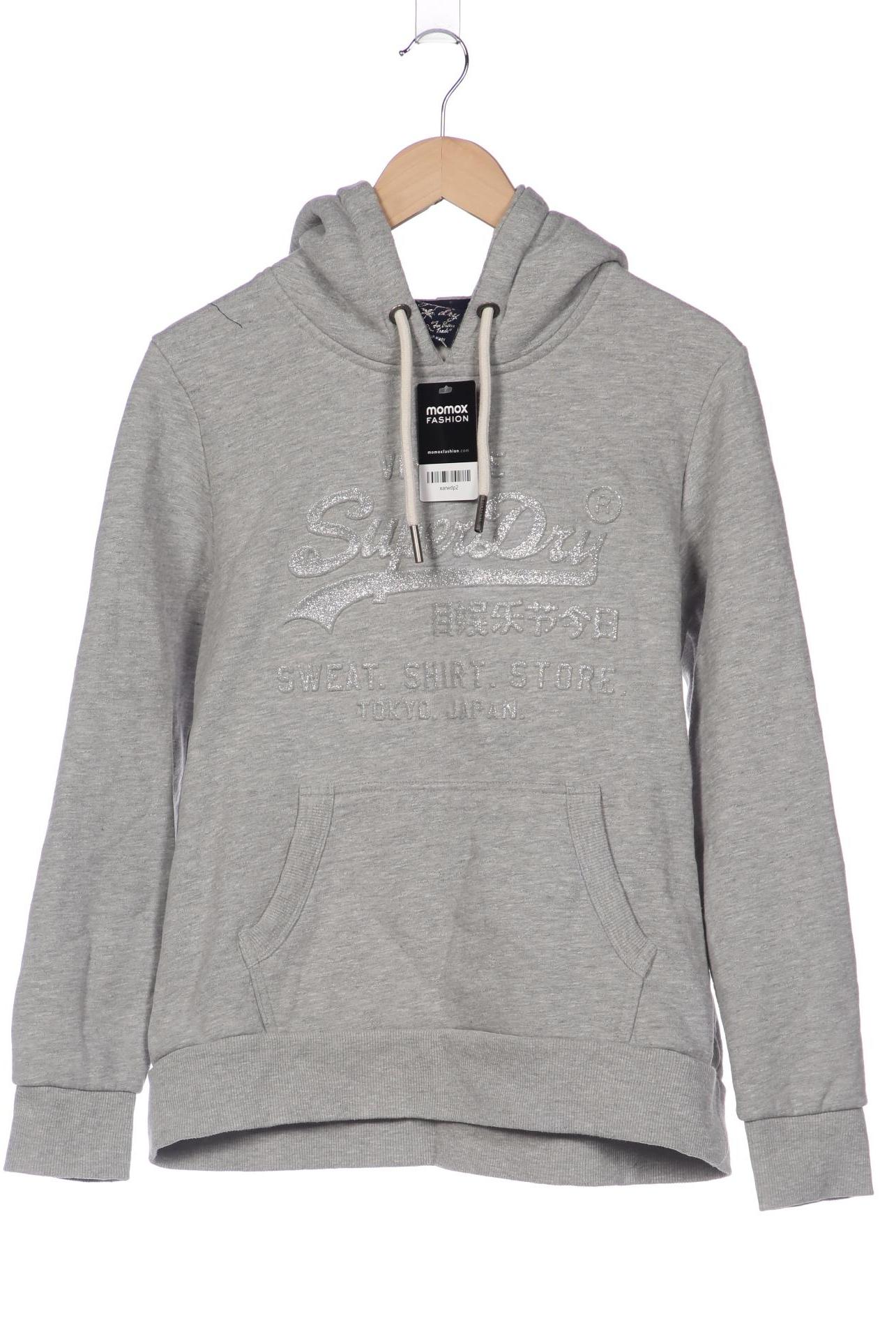 

Superdry Damen Kapuzenpullover, grau, Gr. 42