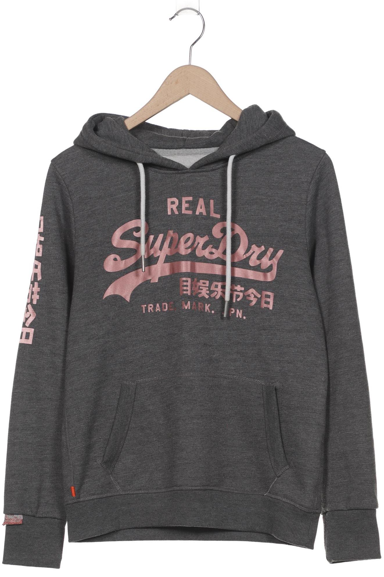 

Superdry Damen Kapuzenpullover, grau, Gr. 38