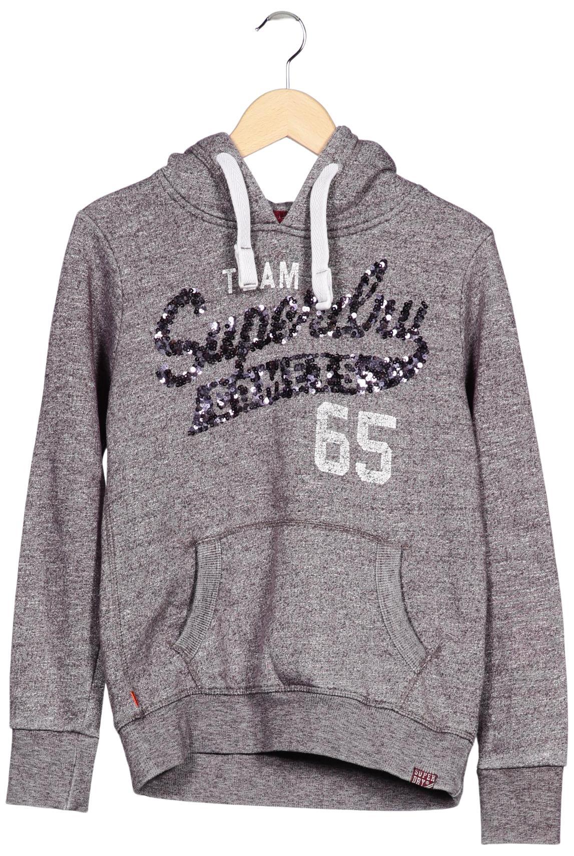 

Superdry Damen Kapuzenpullover, grau, Gr. 36