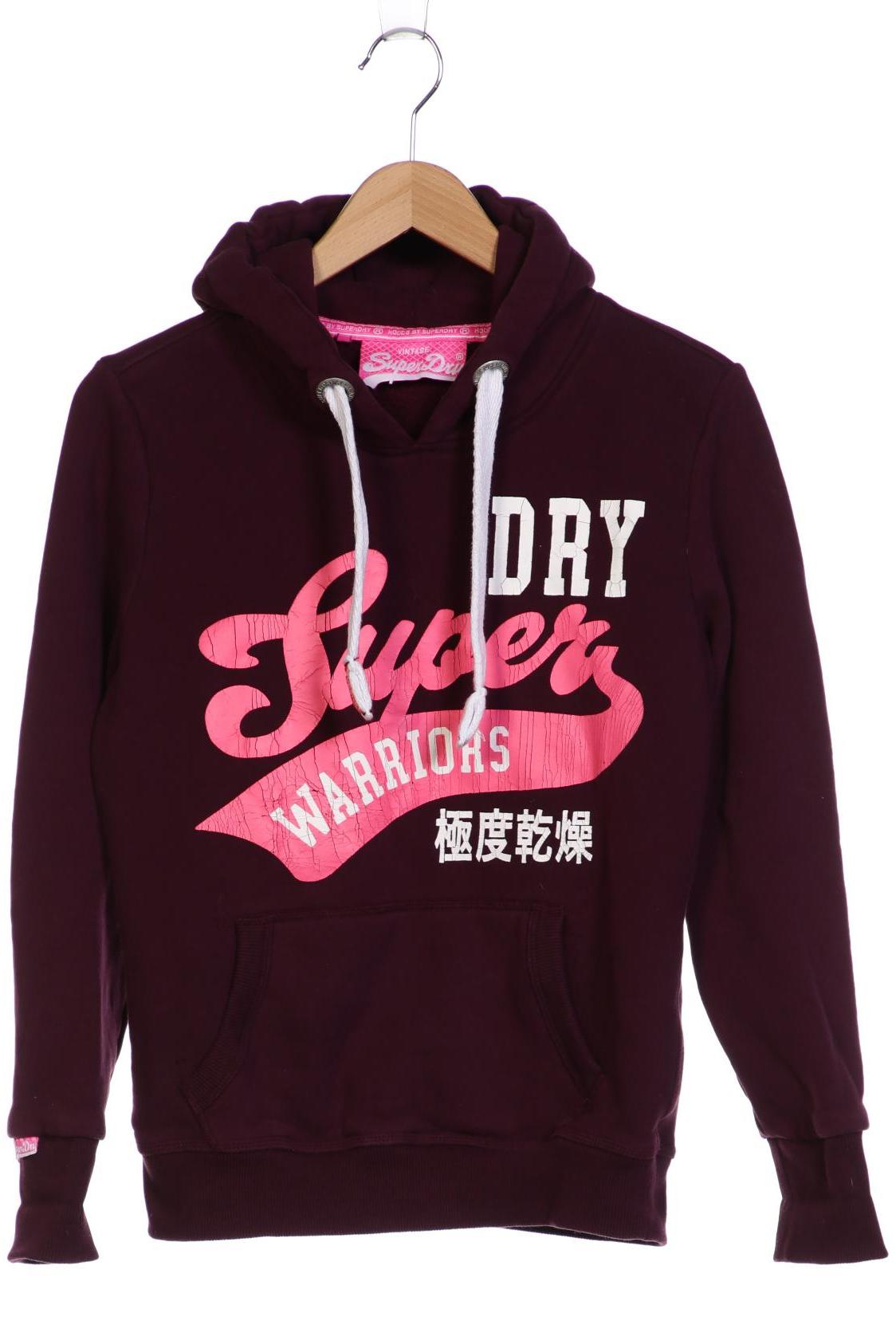 

Superdry Damen Kapuzenpullover, bordeaux, Gr. 38