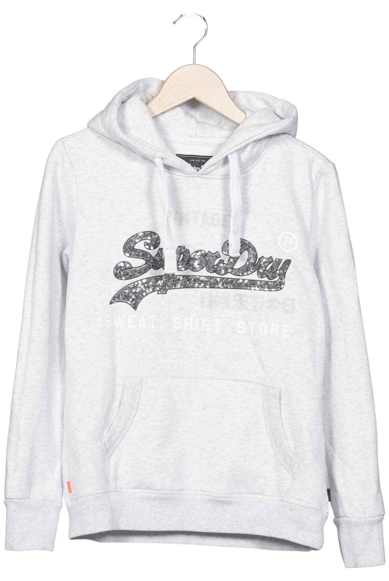 

Superdry Damen Kapuzenpullover, grau, Gr. 40