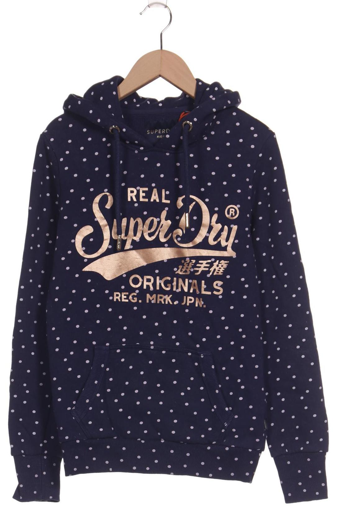 

Superdry Damen Kapuzenpullover, marineblau, Gr. 34