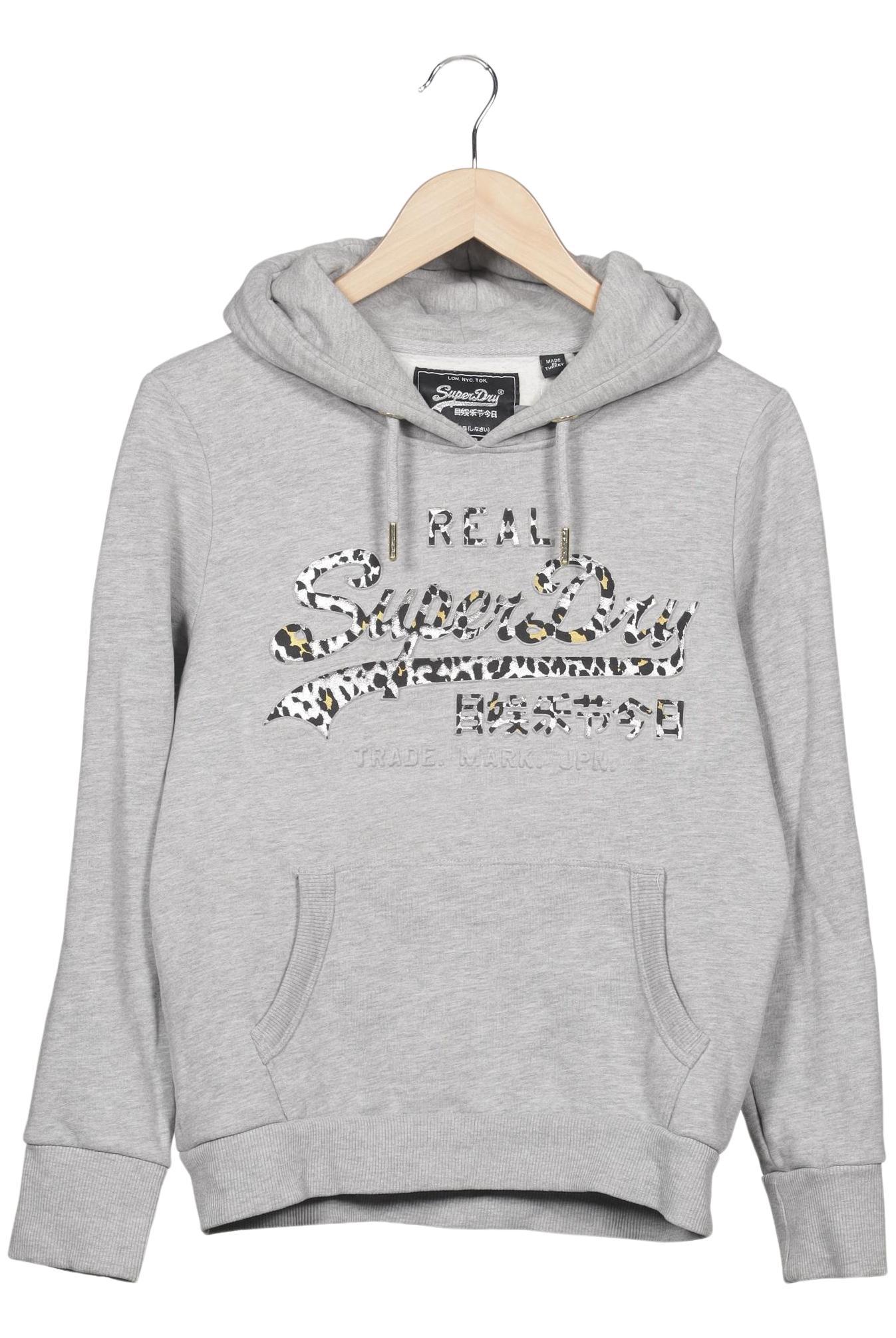 

Superdry Damen Kapuzenpullover, grau, Gr. 40