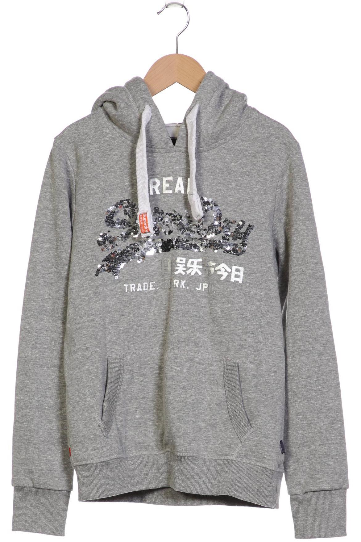 

Superdry Damen Kapuzenpullover, grau, Gr. 38