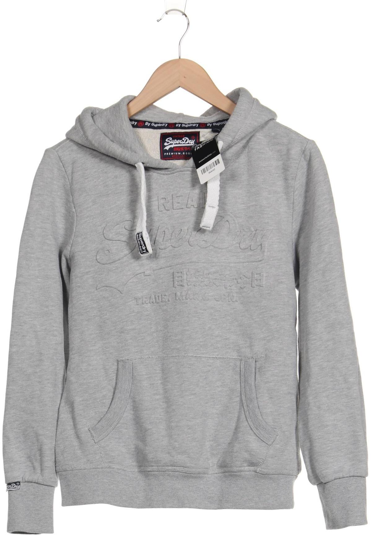

Superdry Damen Kapuzenpullover, grau, Gr. 42
