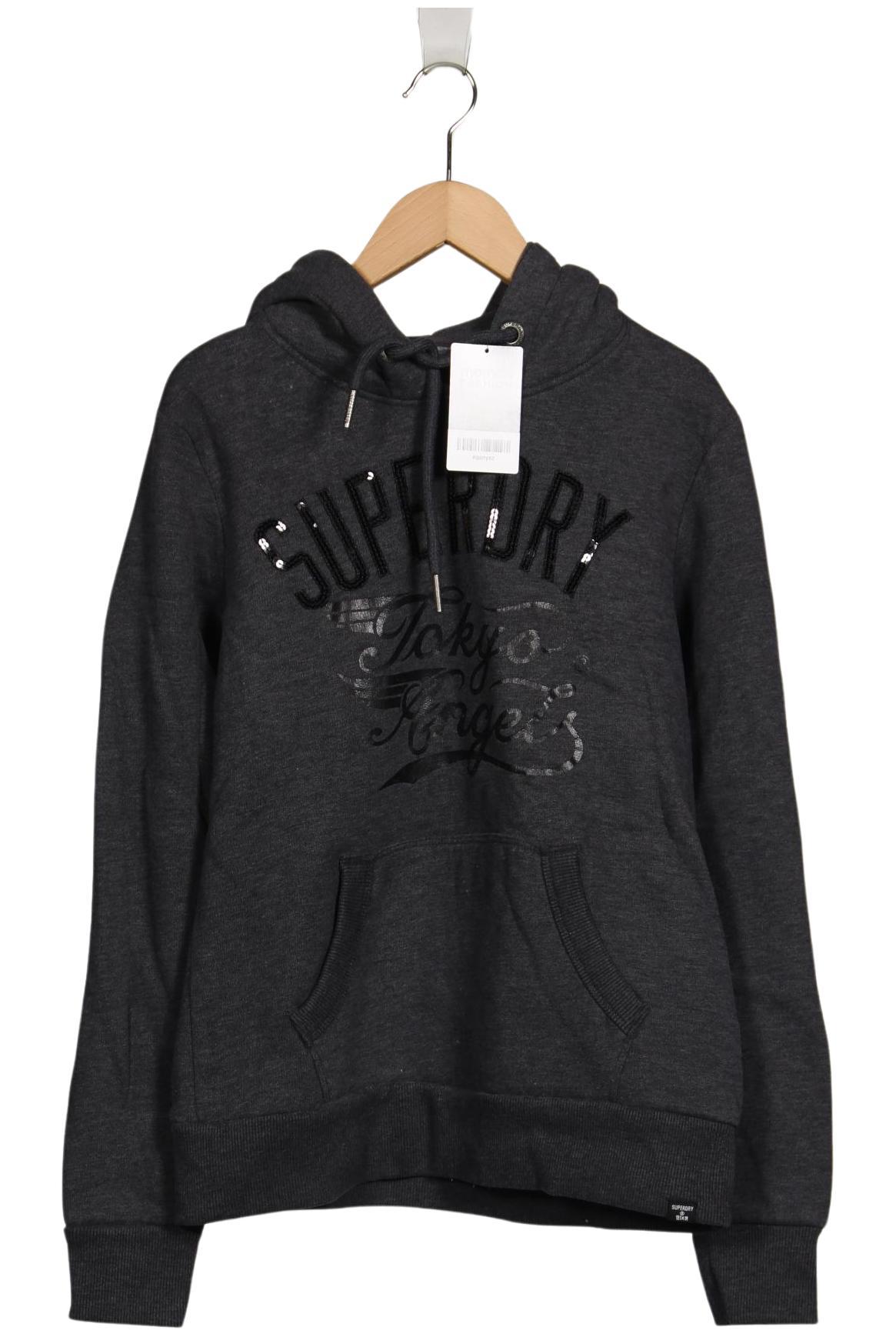 

Superdry Damen Kapuzenpullover, grau, Gr. 36