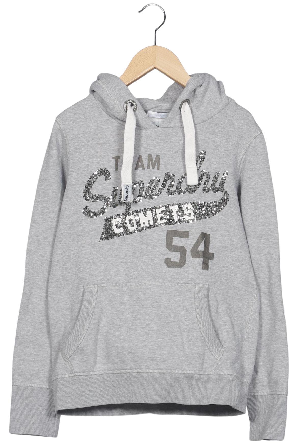 

Superdry Damen Kapuzenpullover, grau, Gr. 38