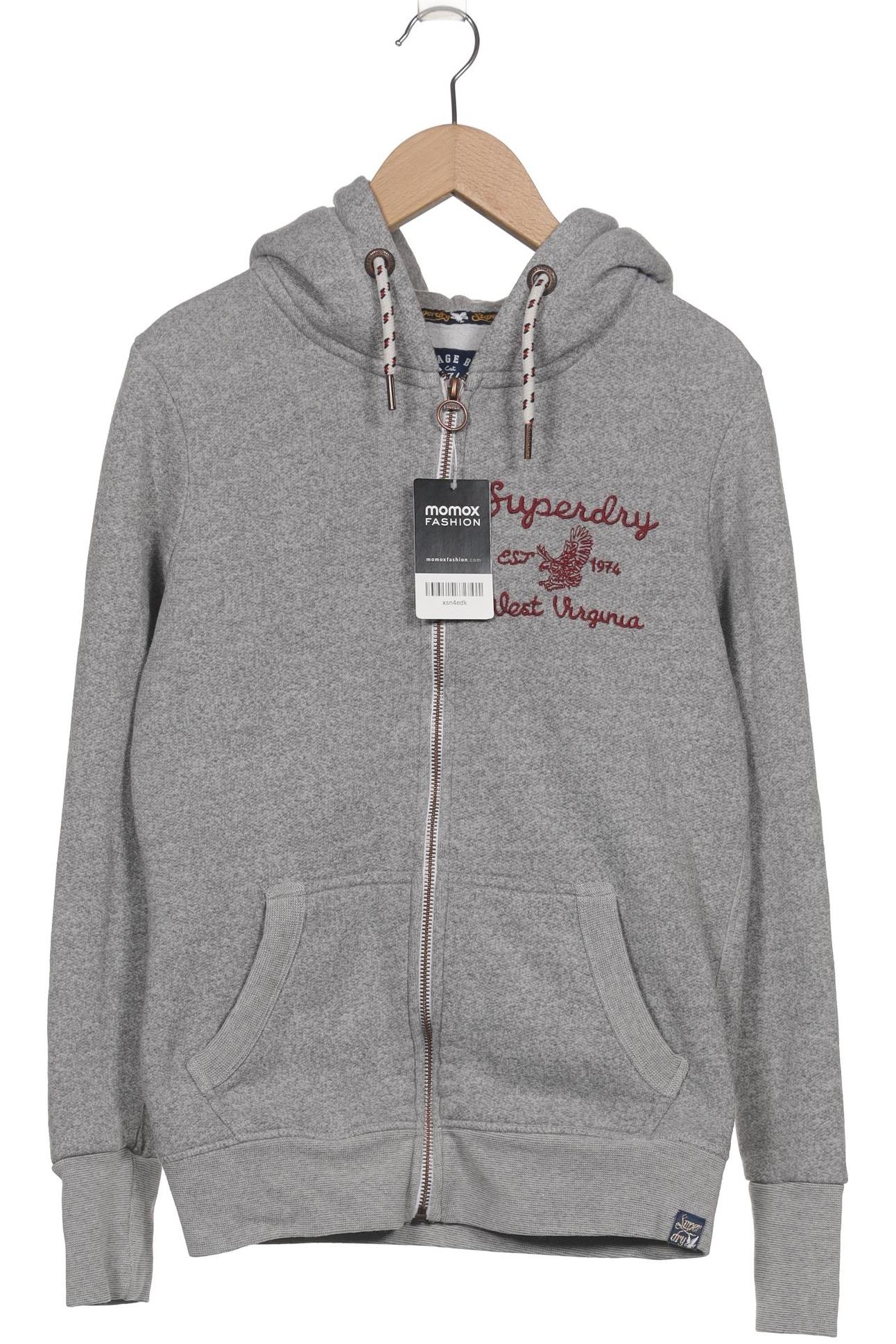 

Superdry Damen Kapuzenpullover, grau, Gr. 38