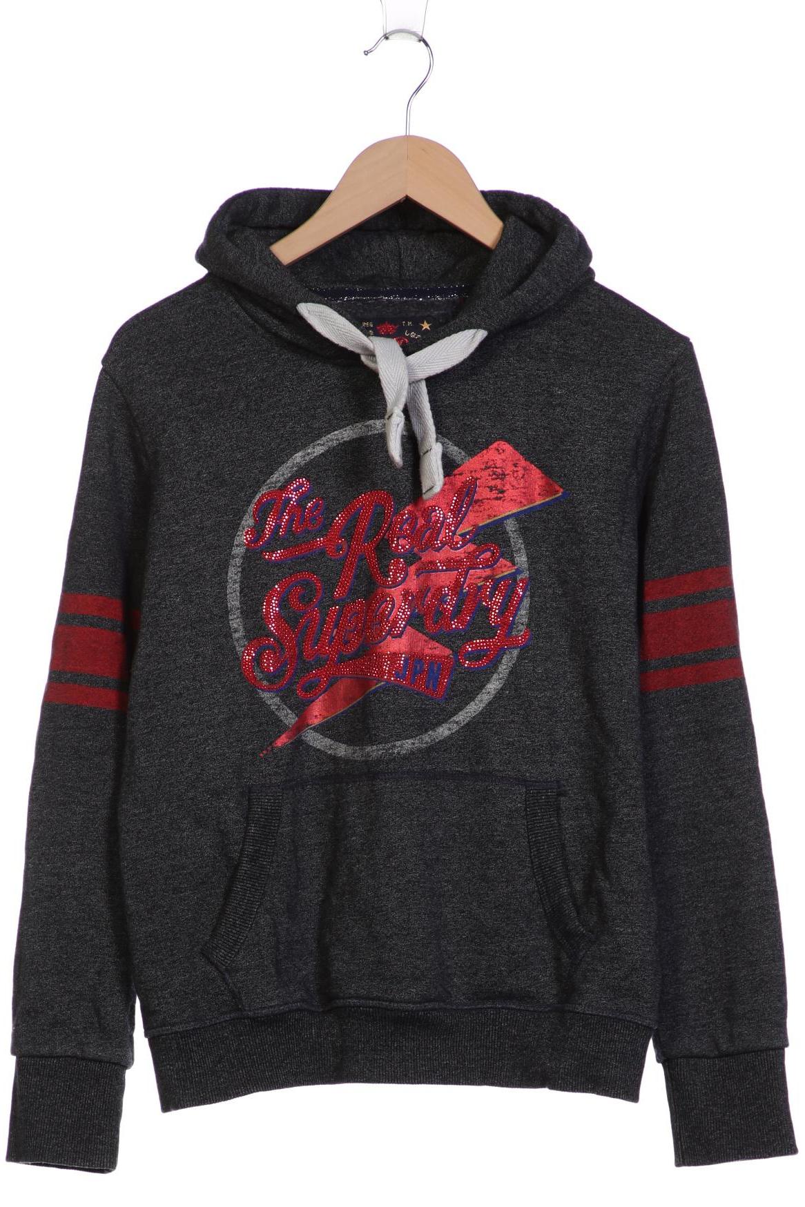 

Superdry Damen Kapuzenpullover, grau, Gr. 44