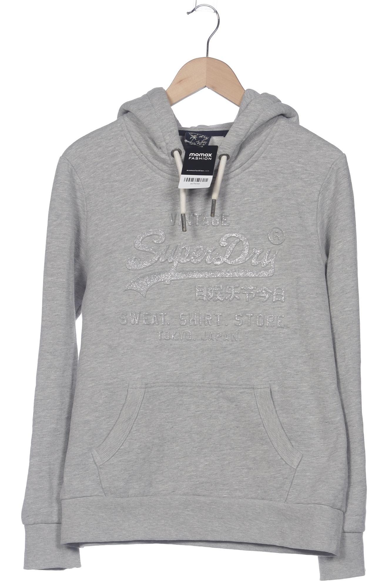 

Superdry Damen Kapuzenpullover, grau, Gr. 40