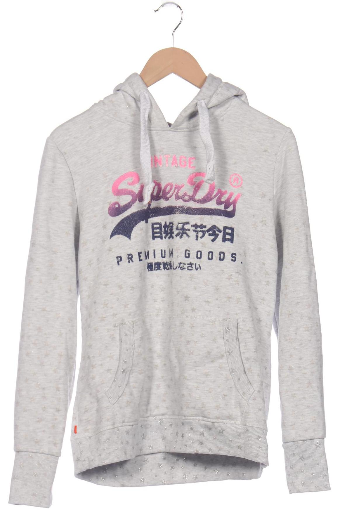 

Superdry Damen Kapuzenpullover, grau, Gr. 44