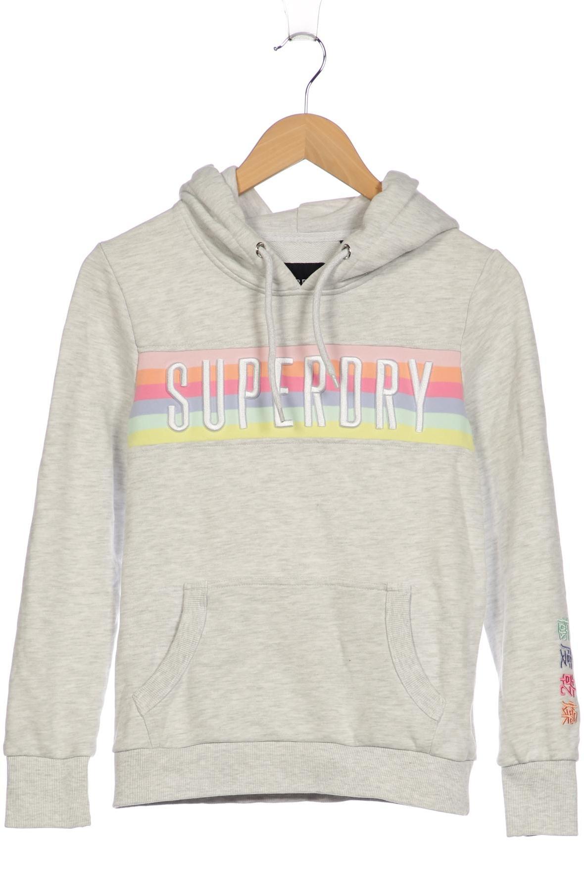 

Superdry Damen Kapuzenpullover, grau, Gr. 38