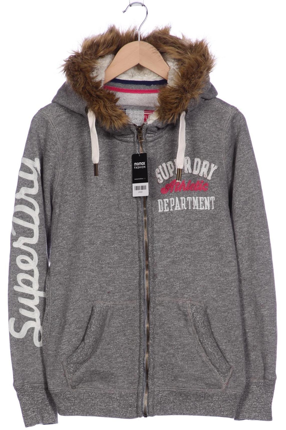 

Superdry Damen Kapuzenpullover, grau, Gr. 44