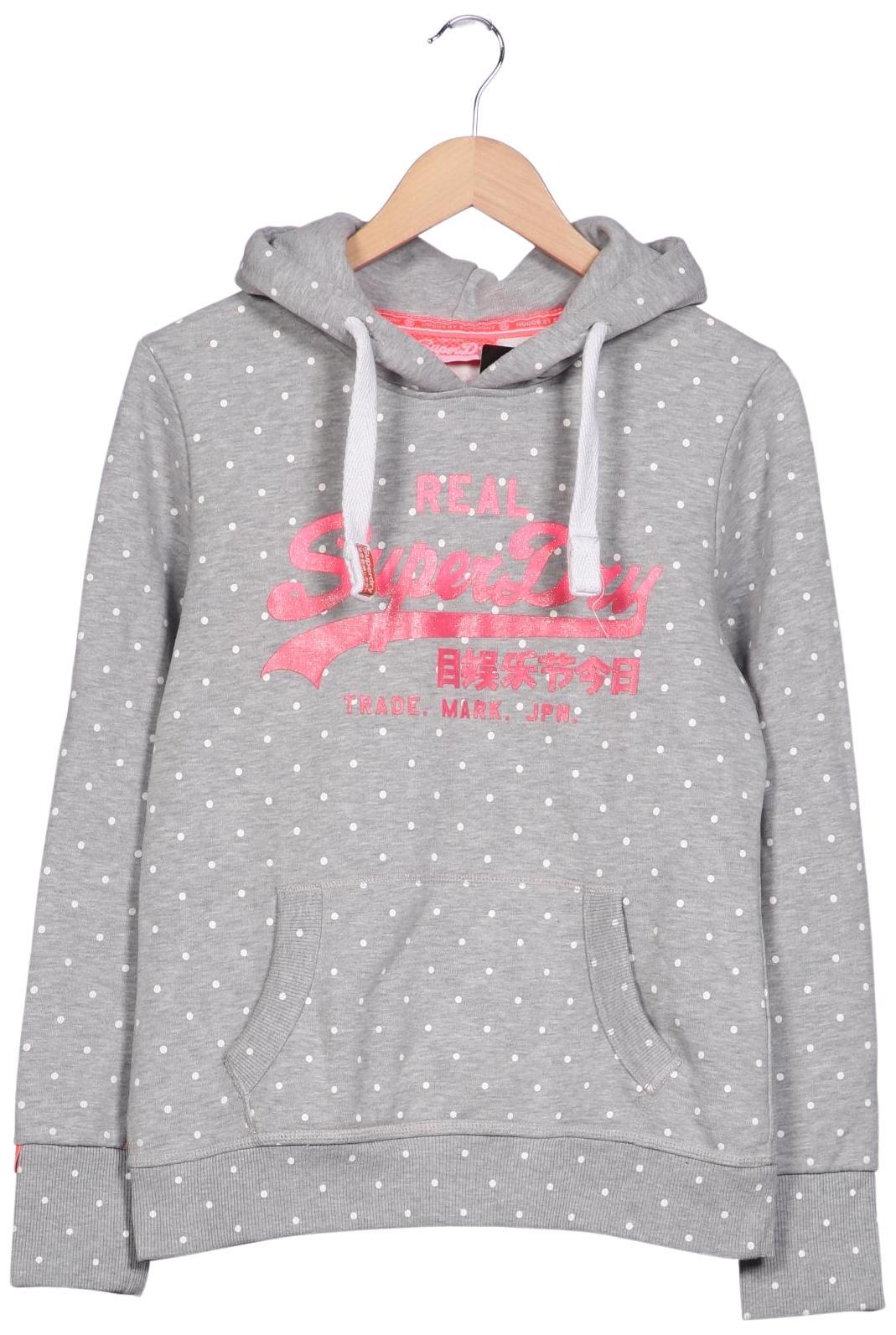 

Superdry Damen Kapuzenpullover, grau, Gr. 38