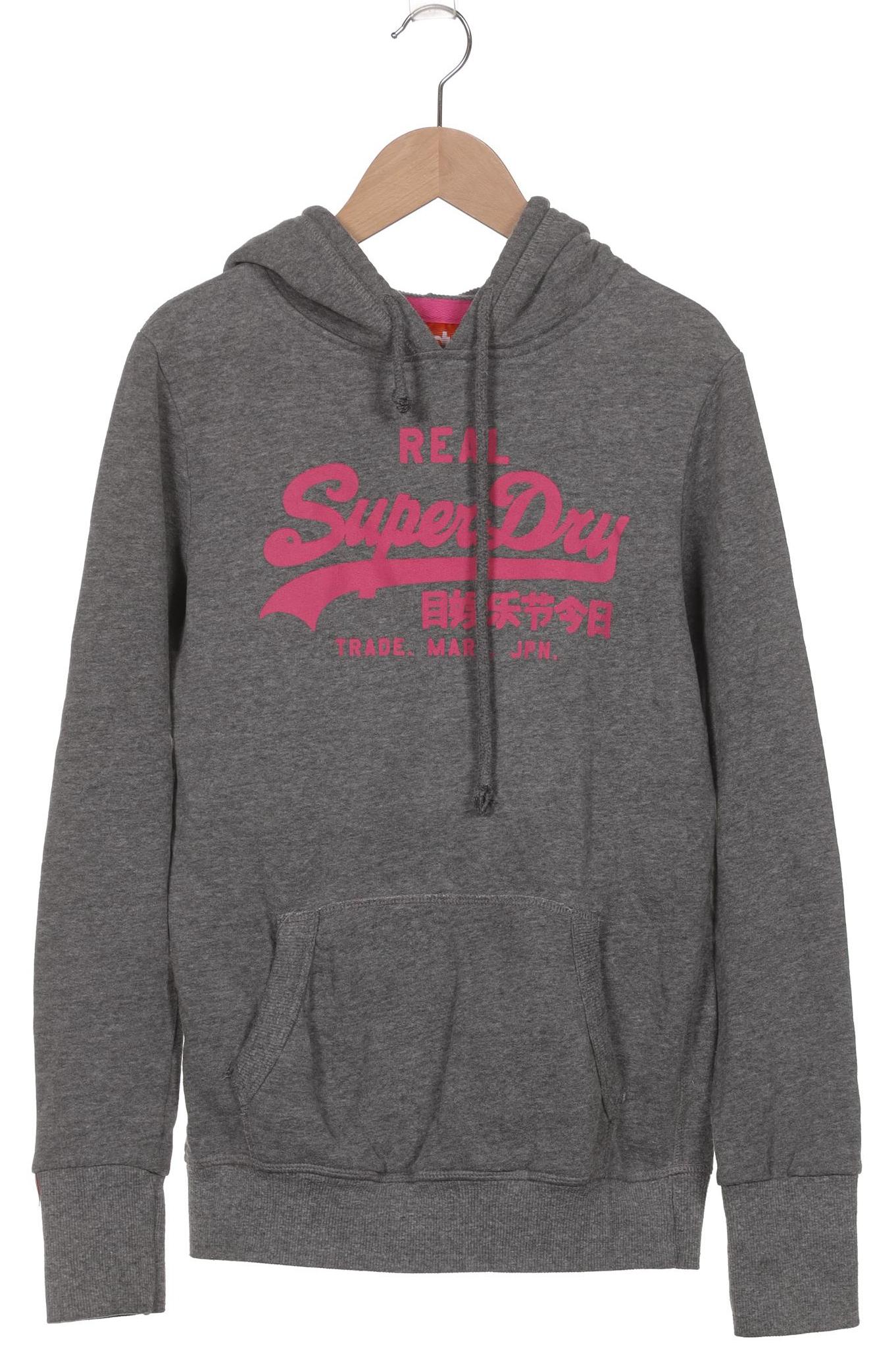 

Superdry Damen Kapuzenpullover, grau, Gr. 38