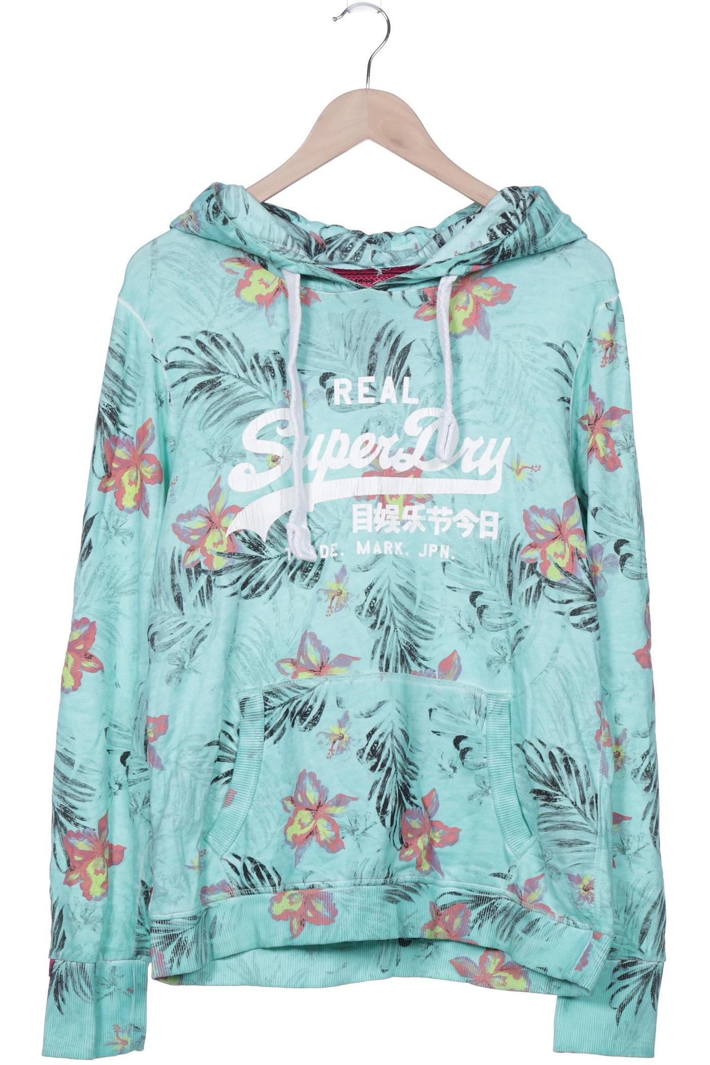 

Superdry Damen Kapuzenpullover, türkis, Gr. 44