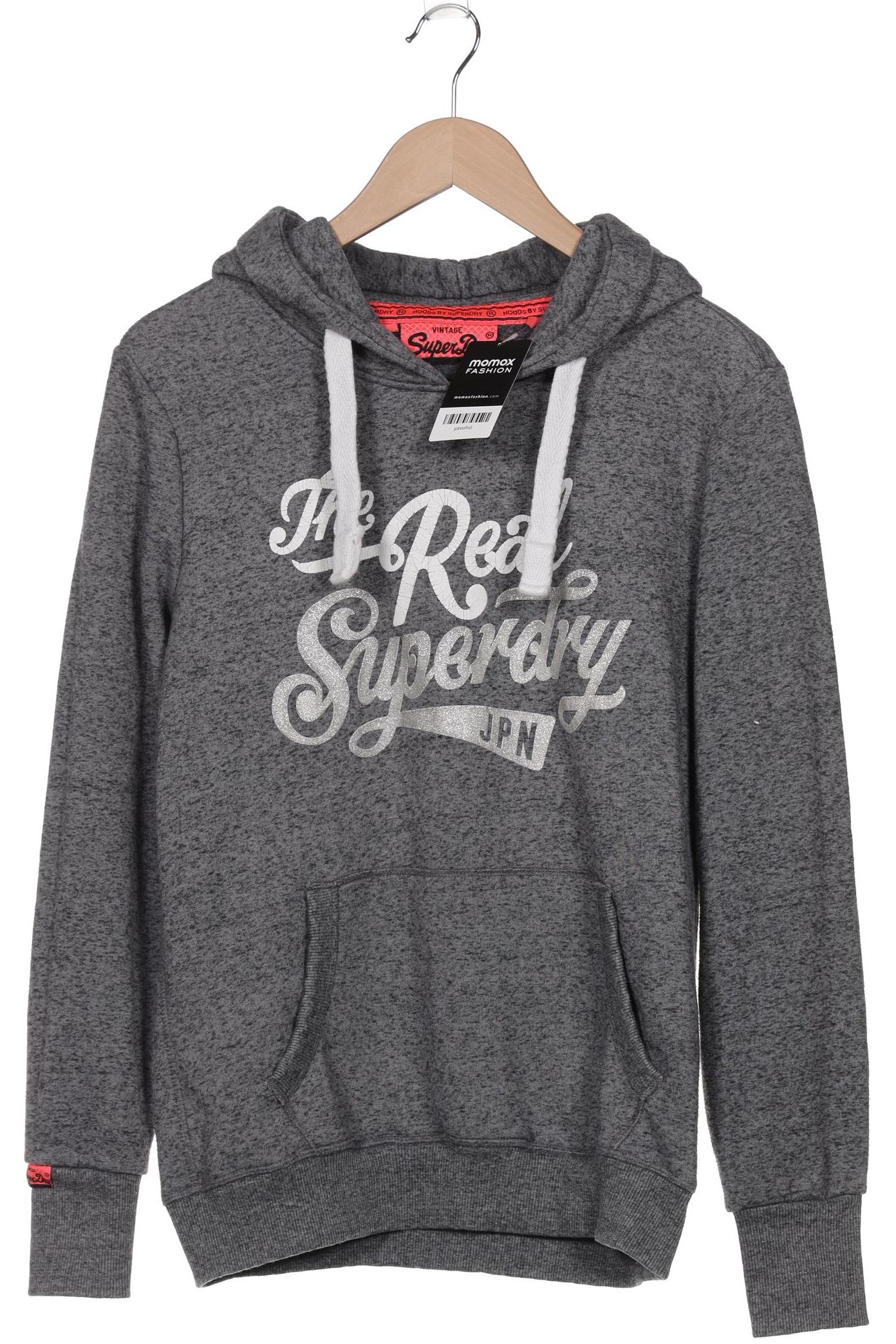 

Superdry Damen Kapuzenpullover, grau, Gr. 42