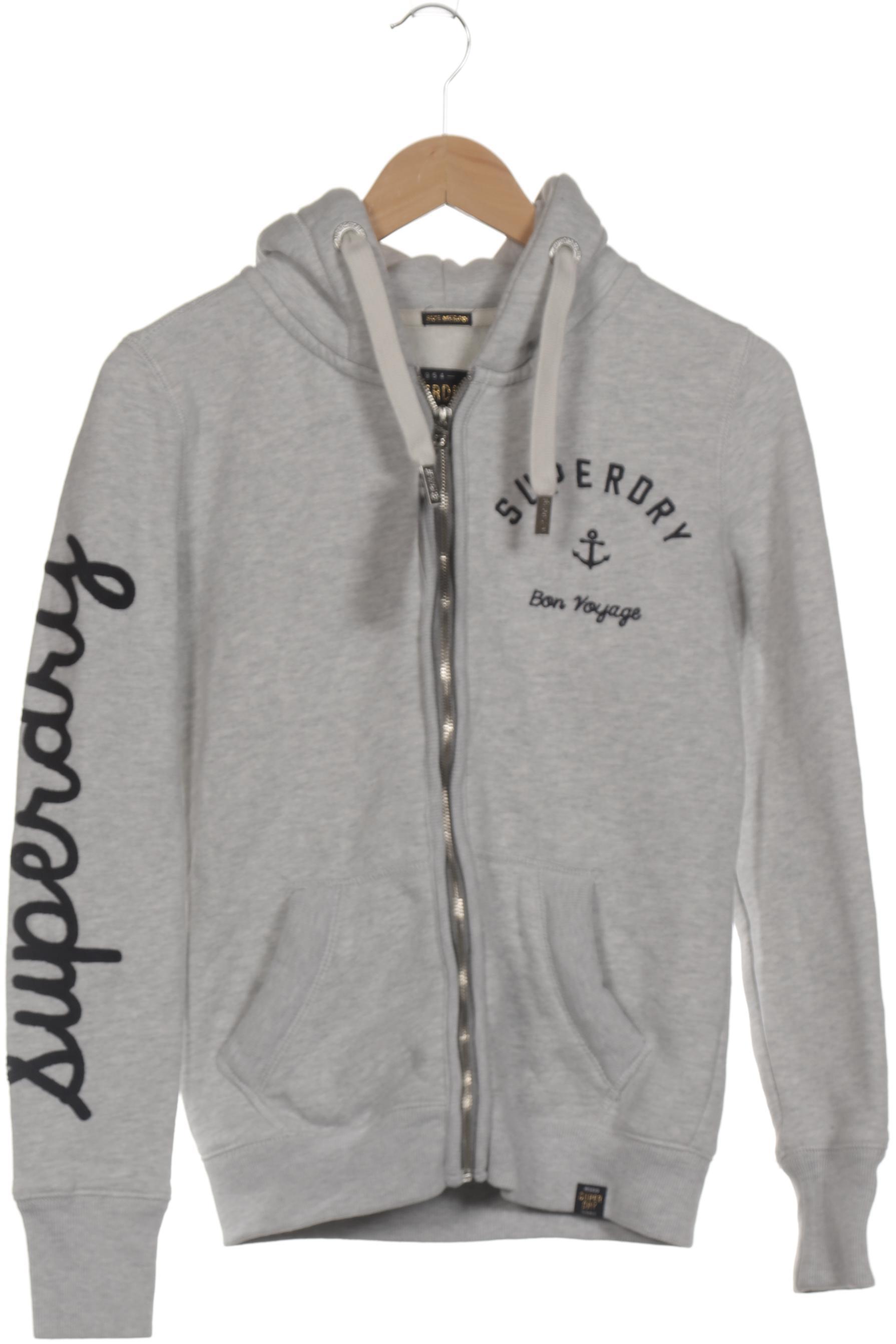

Superdry Damen Kapuzenpullover, grau, Gr. 38