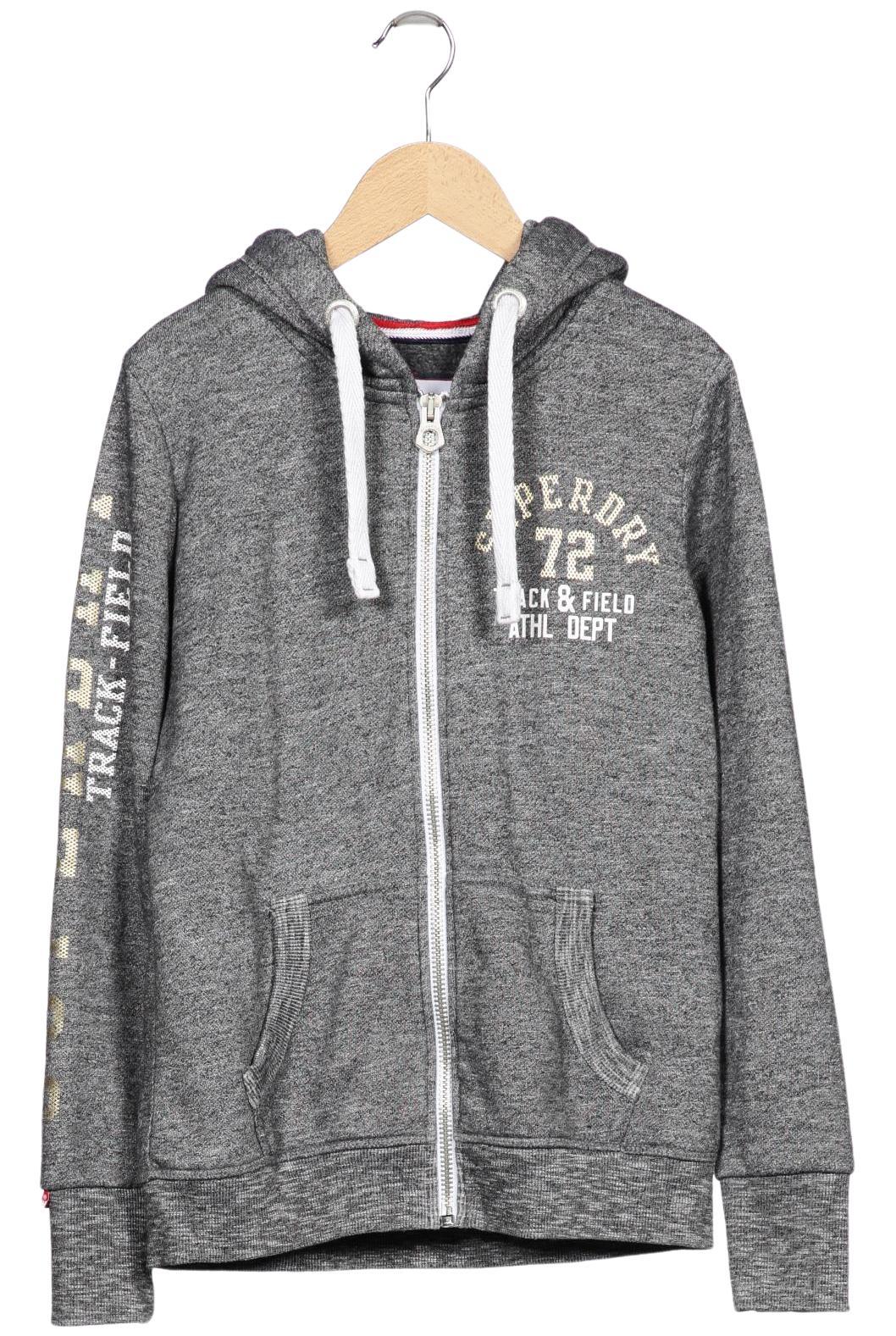 

Superdry Damen Kapuzenpullover, grau, Gr. 40